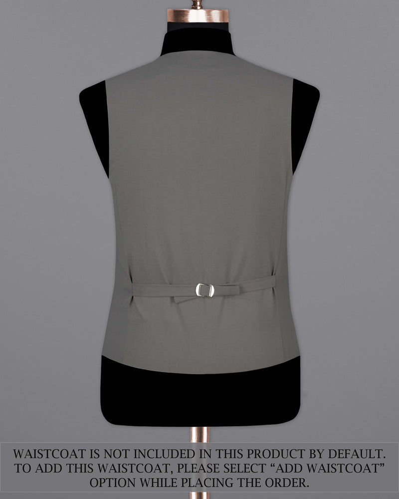 Storm Dust Gray Double Breasted Suit