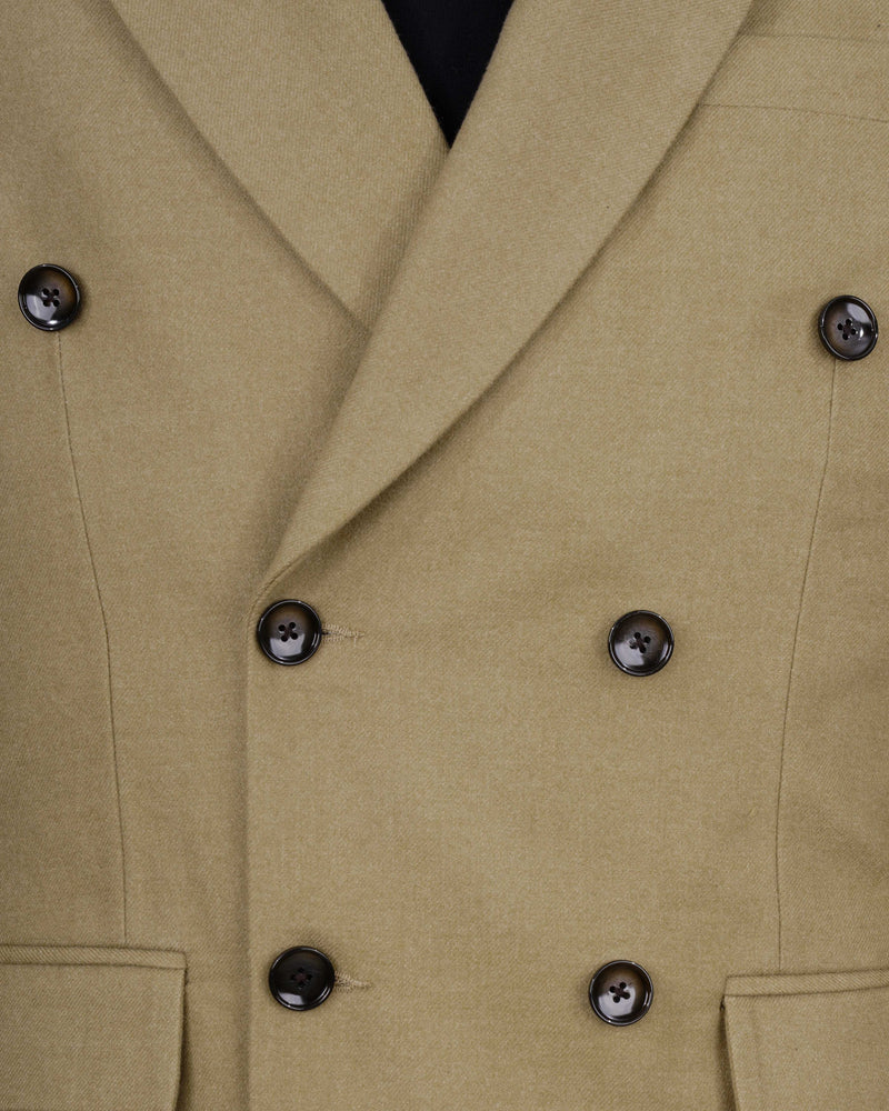 Arrowtown Brown Pure Wool Double Breasted Suit