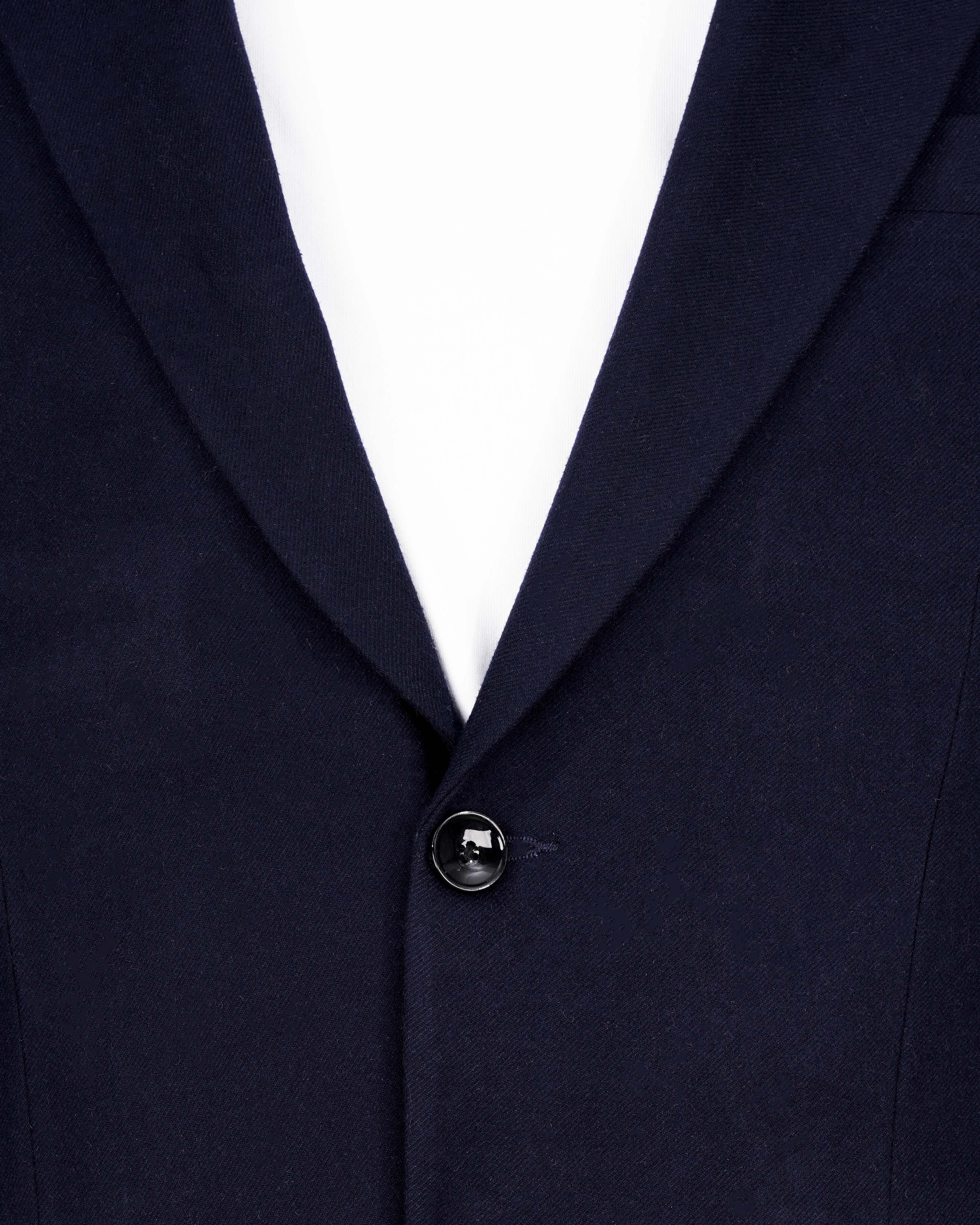 Mirage Blue Pure Wool Single Breasted Suit