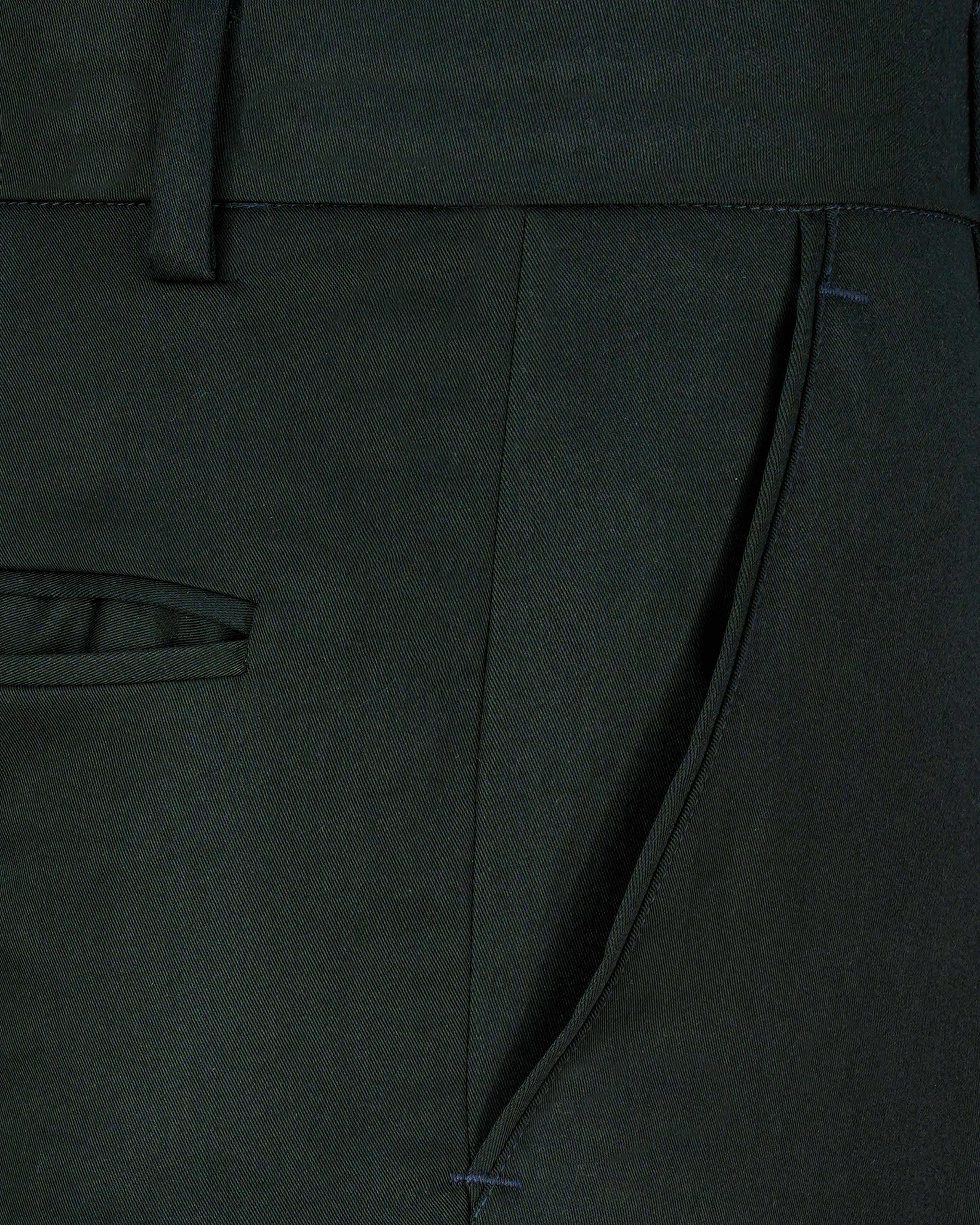 Zeus Dark Green Single Breasted Suit