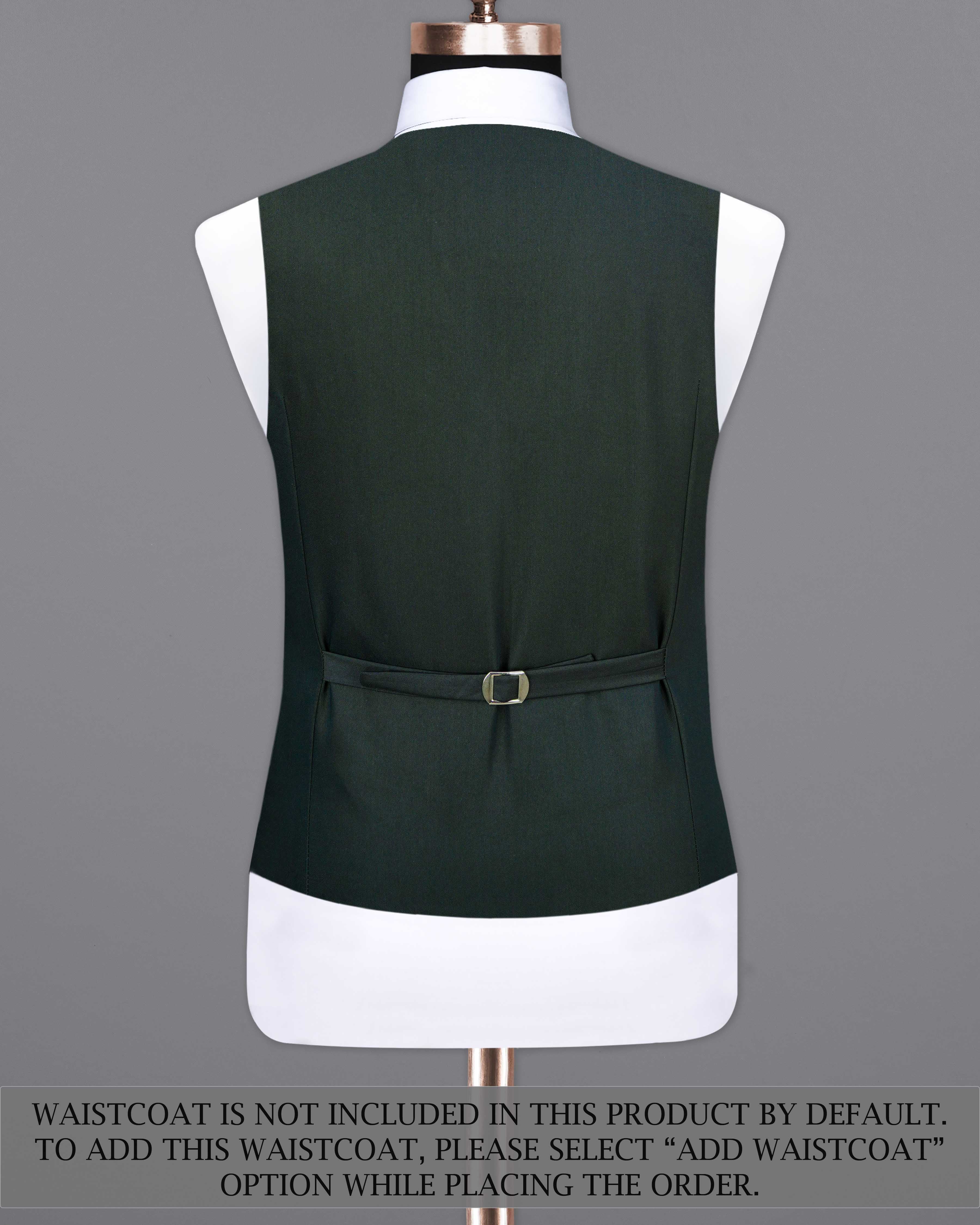 Zeus Dark Green Single Breasted Suit