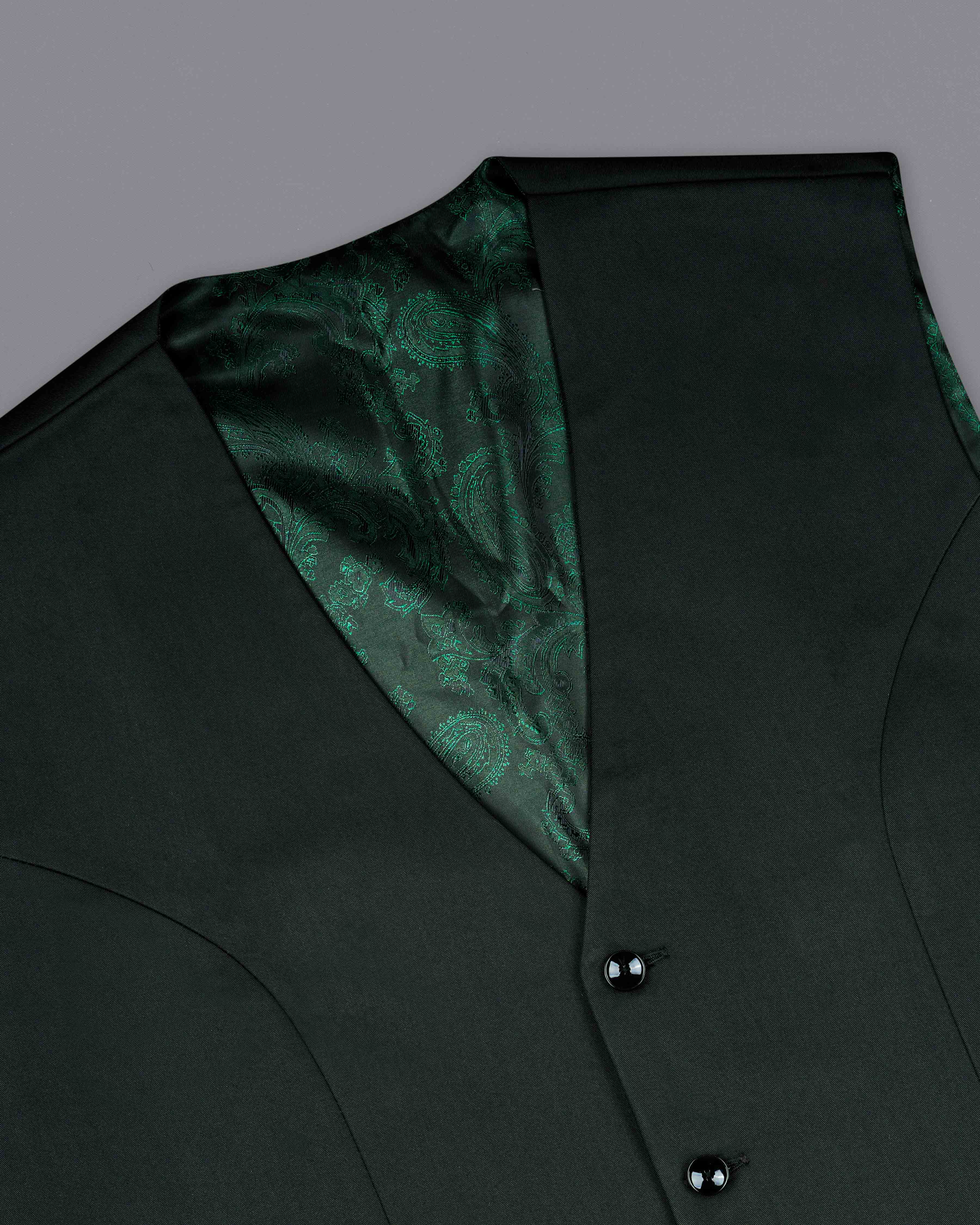 Zeus Dark Green Single Breasted Suit