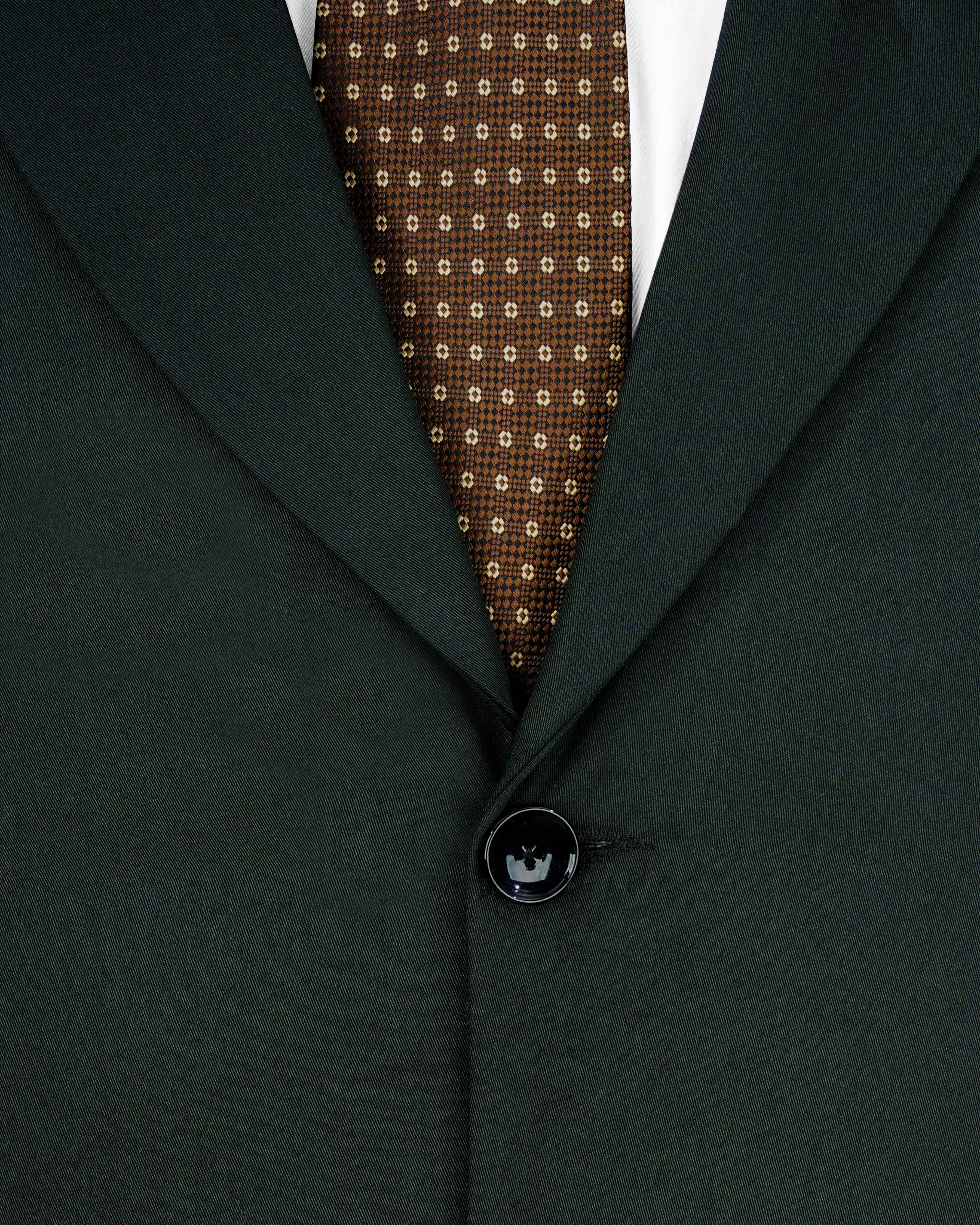 Zeus Dark Green Single Breasted Suit