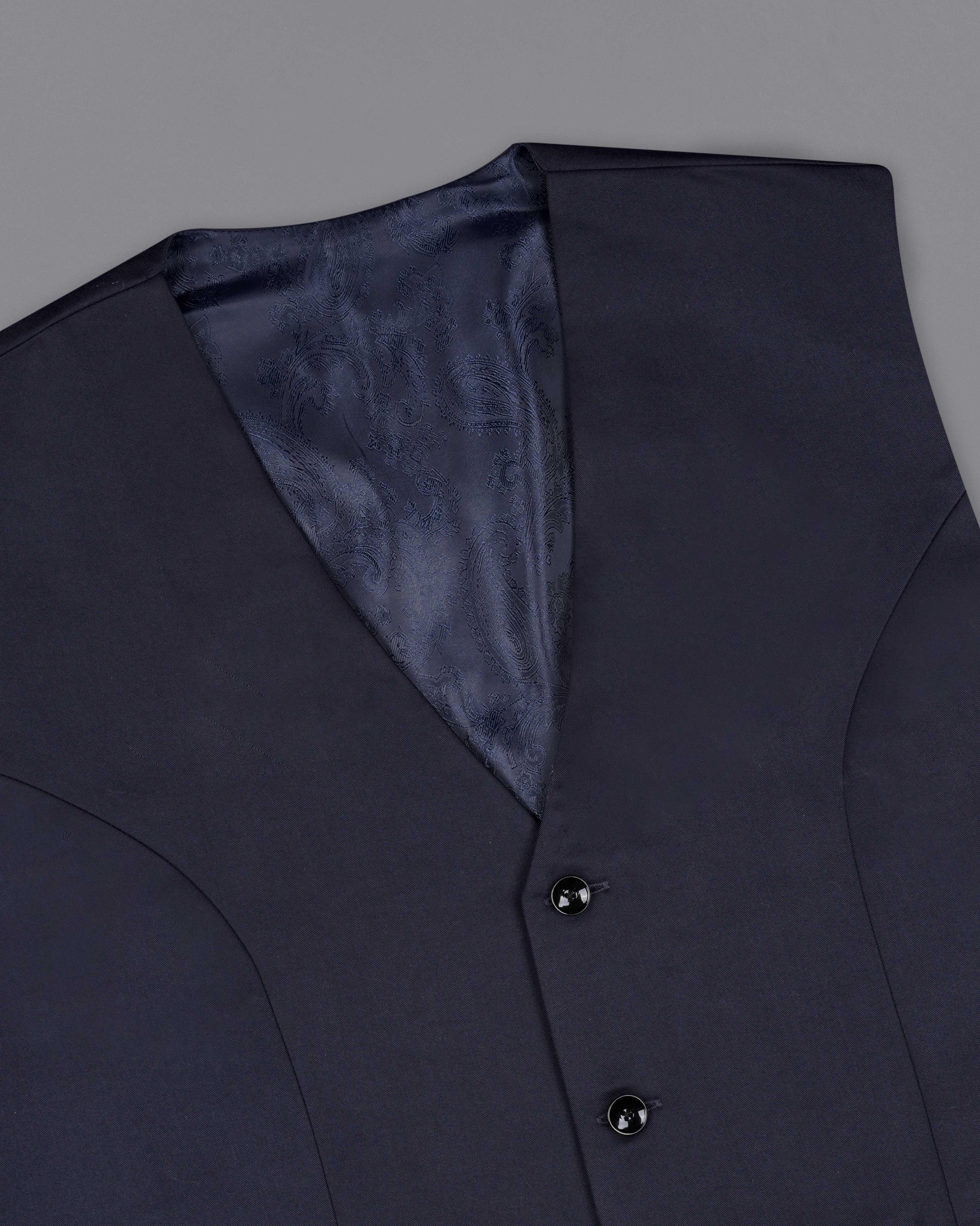 Haiti Blue Single Breasted Suit