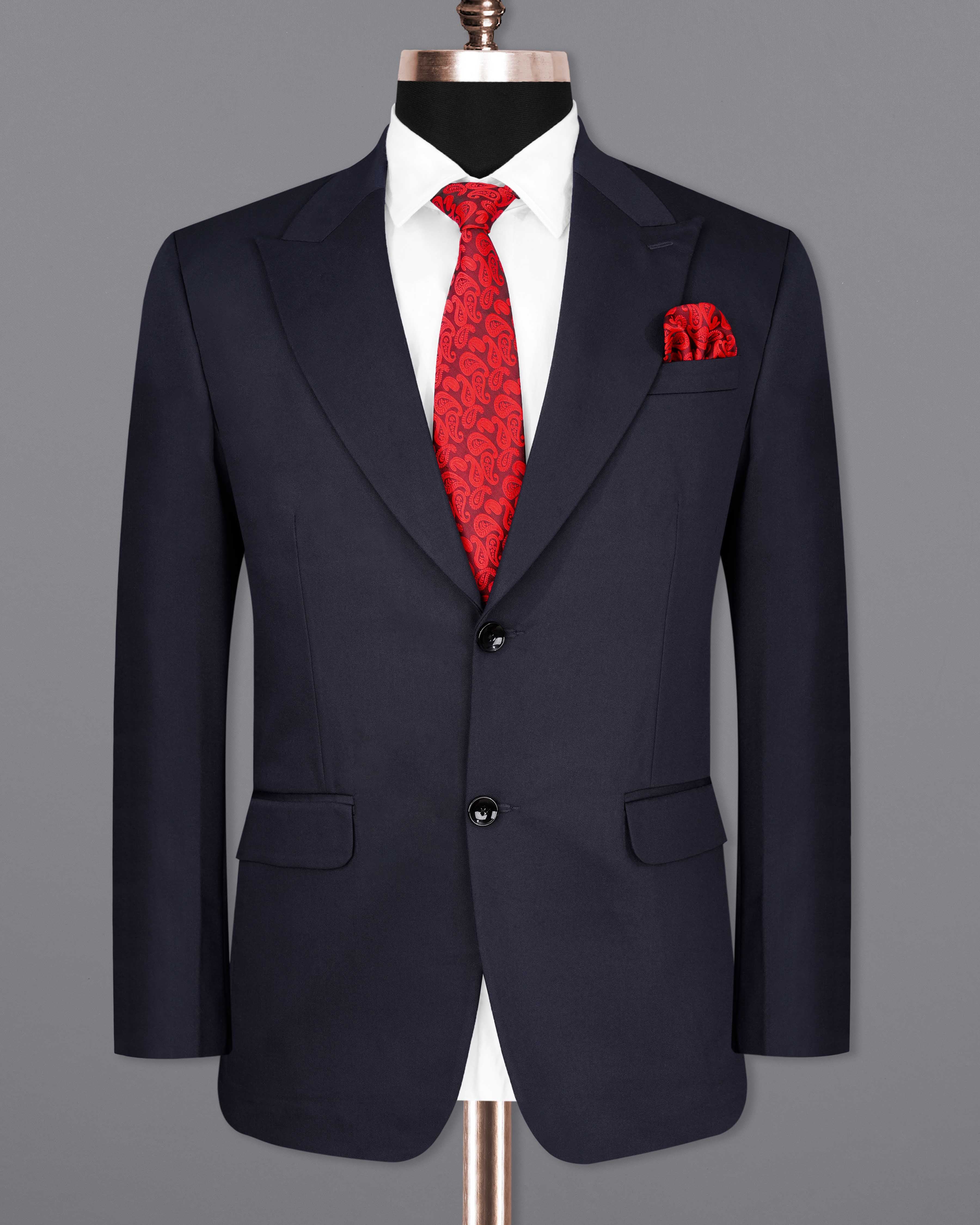 Haiti Blue Single Breasted Suit