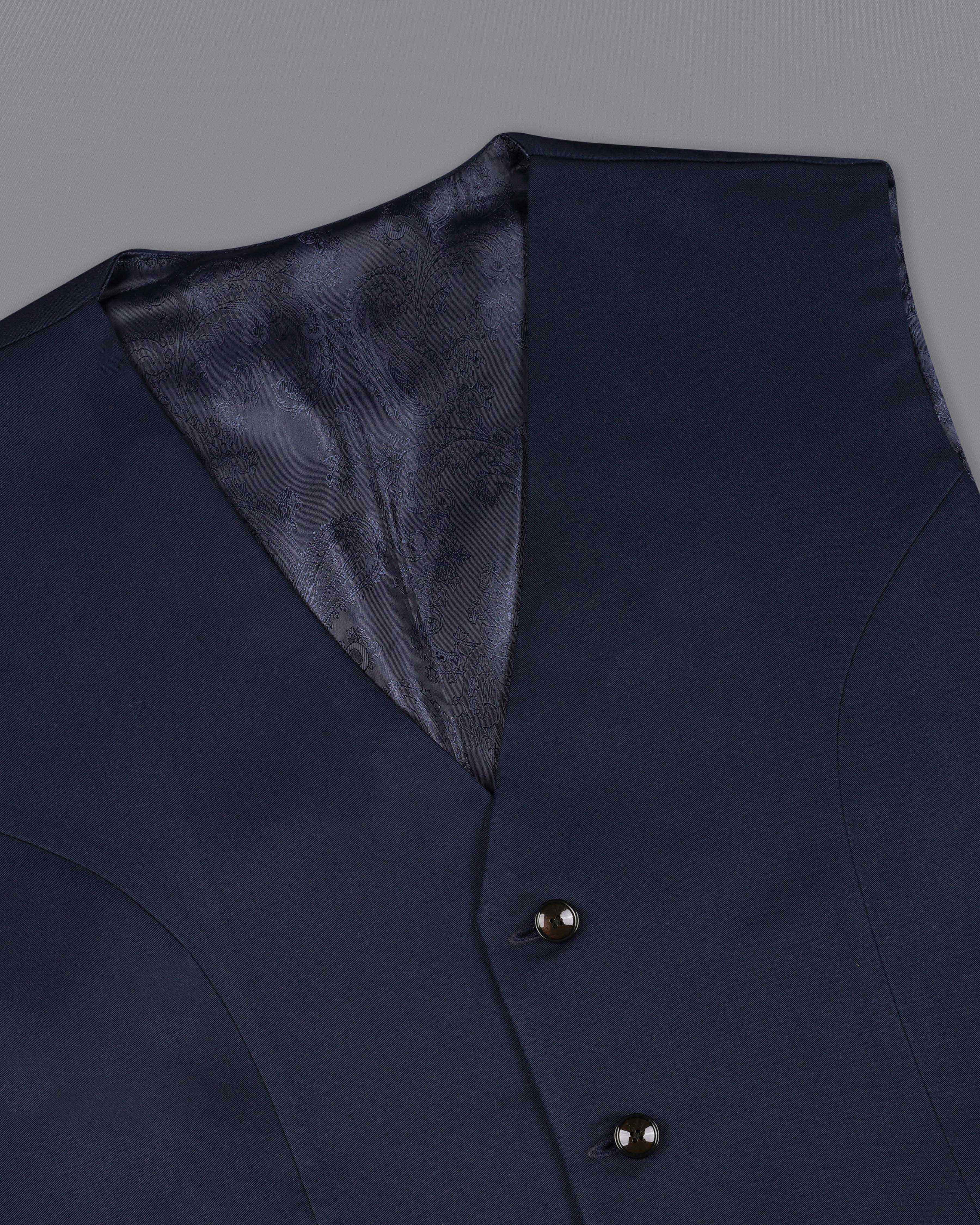 Midnight Blue Double Breasted Suit