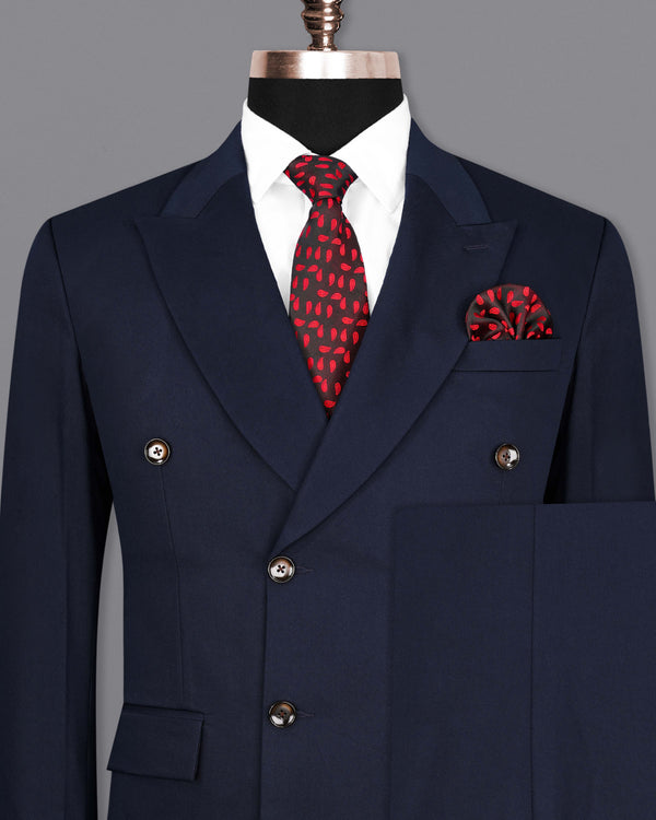 Midnight Blue Double Breasted Suit