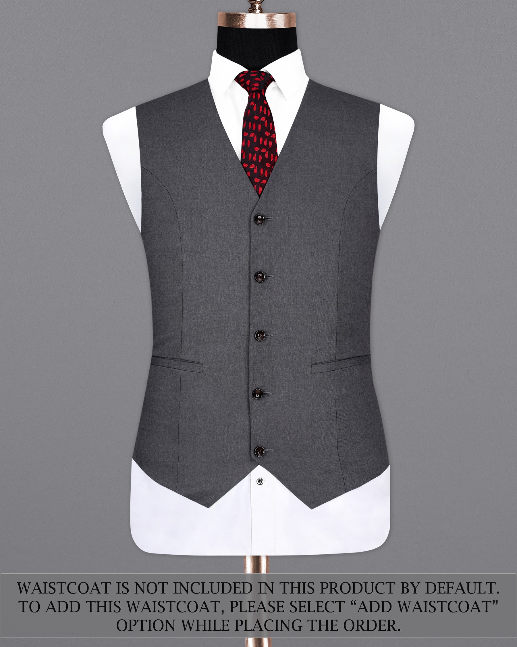 Wenge Gray Double Breasted Suit