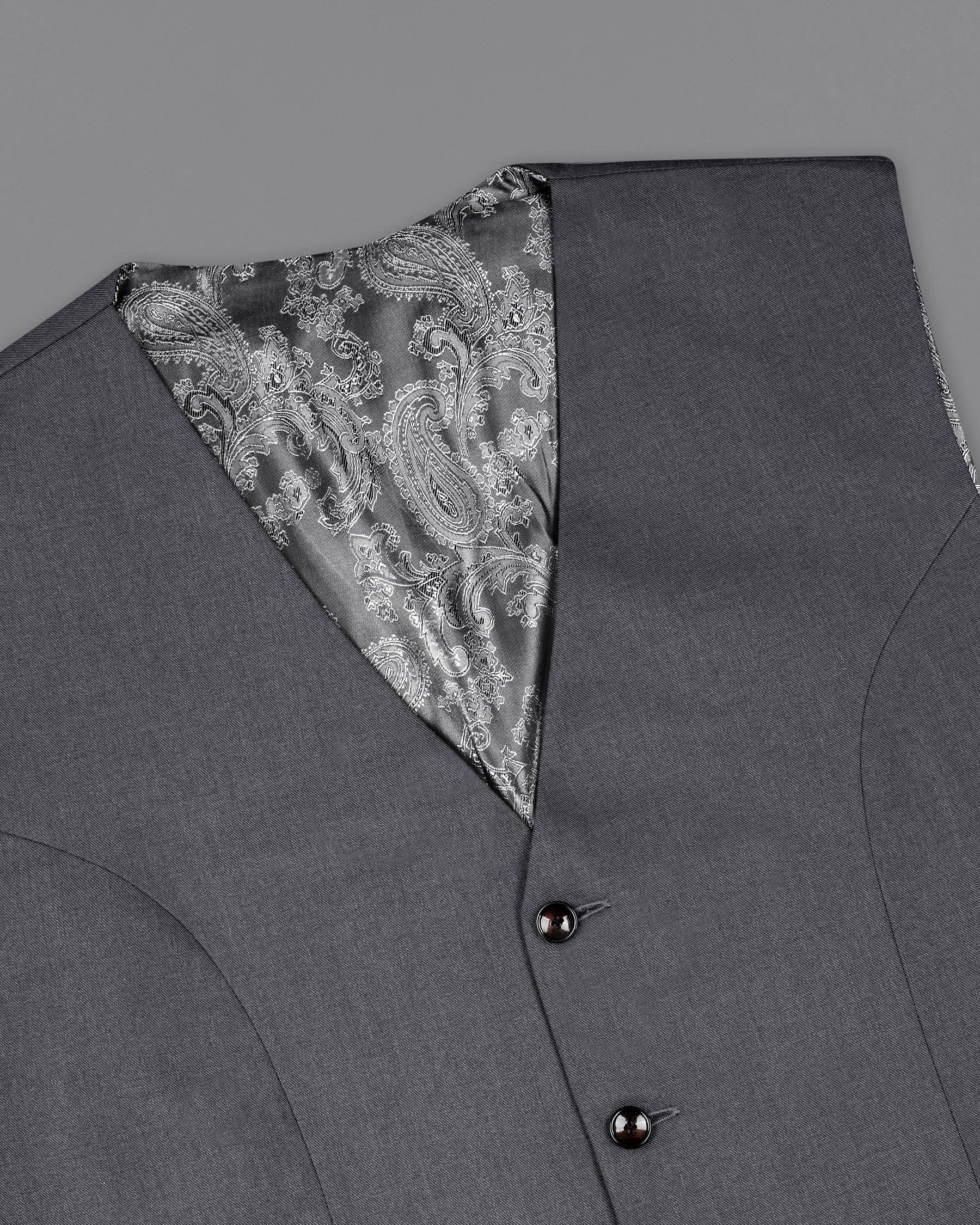 Wenge Gray Double Breasted Suit