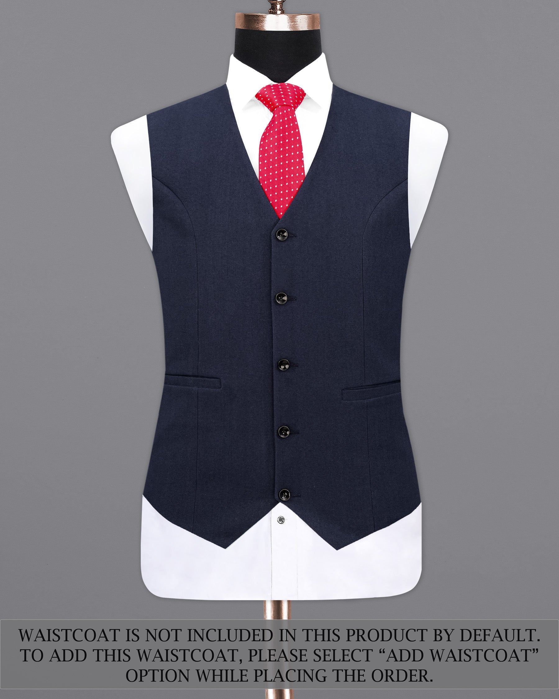 Baltic Navy Blue Wool Rich Double Breasted Sports Suit