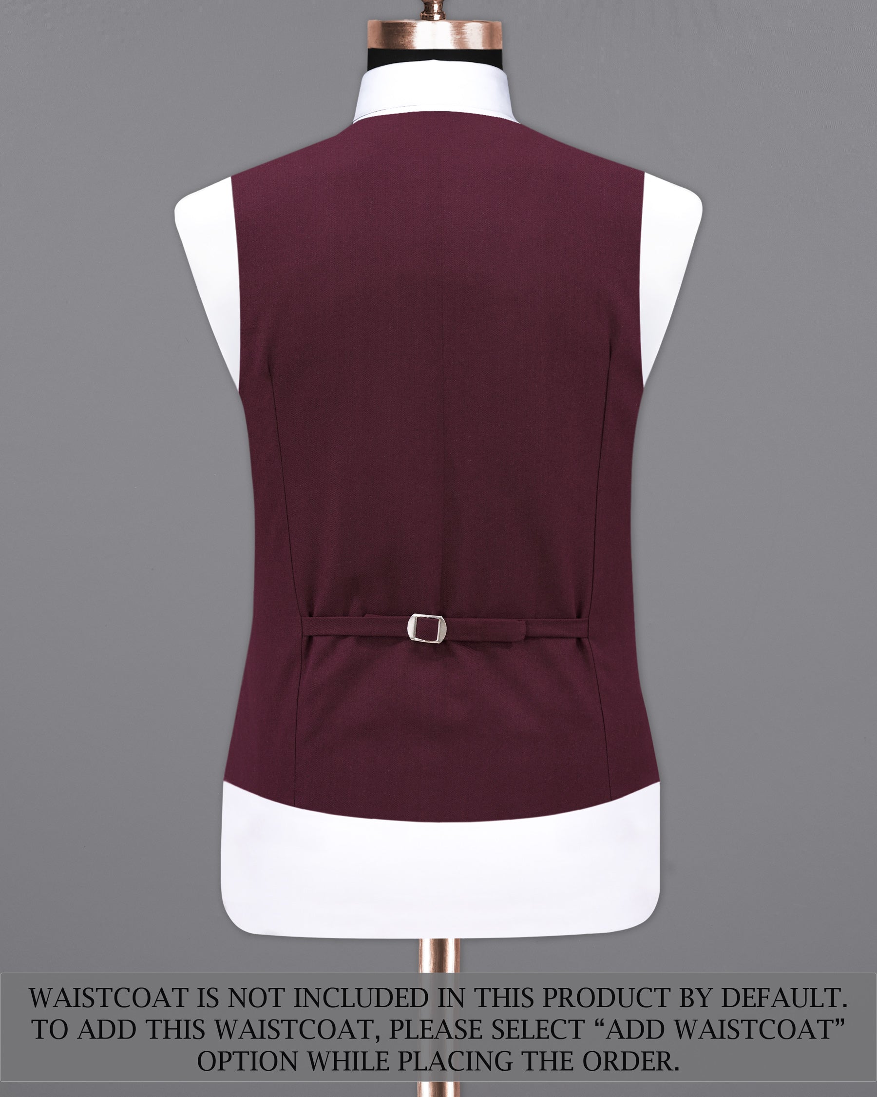 Wine Berry Wool Rich Double Breasted Sports Suit