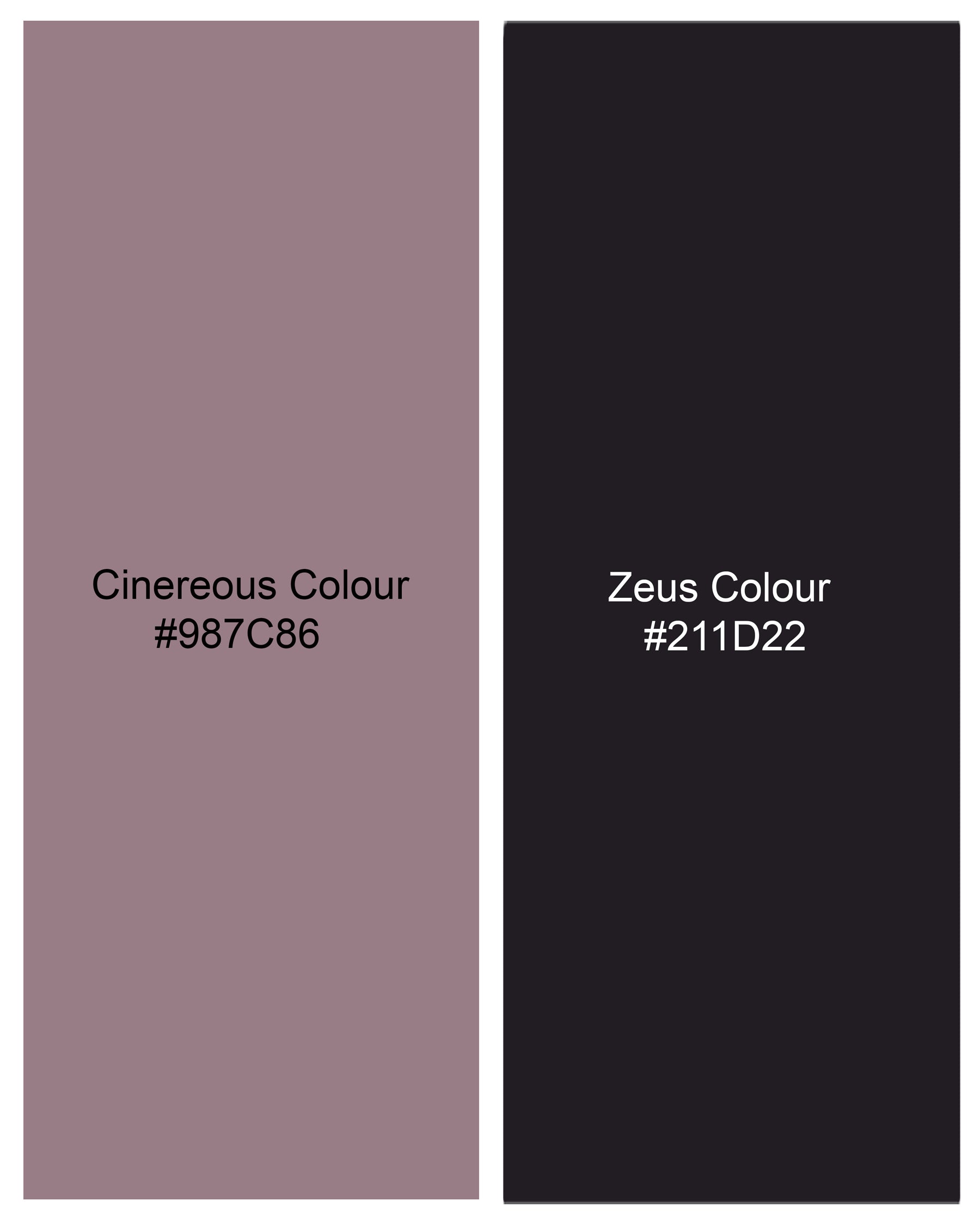 Zeus Pink printed Cross Placket Bandhgala Suit