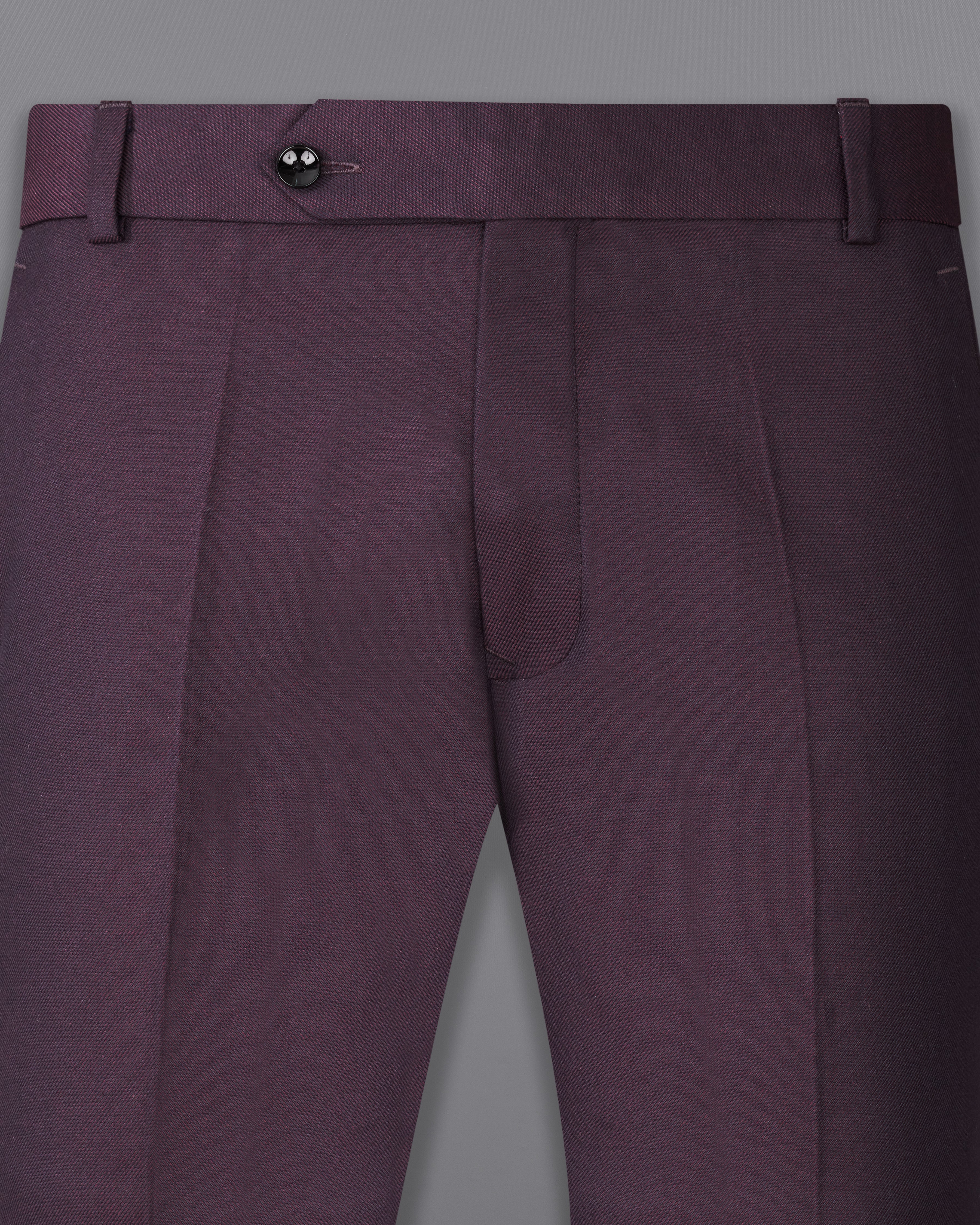 Eclipse Wine Cross Placket Bandhgala Suit