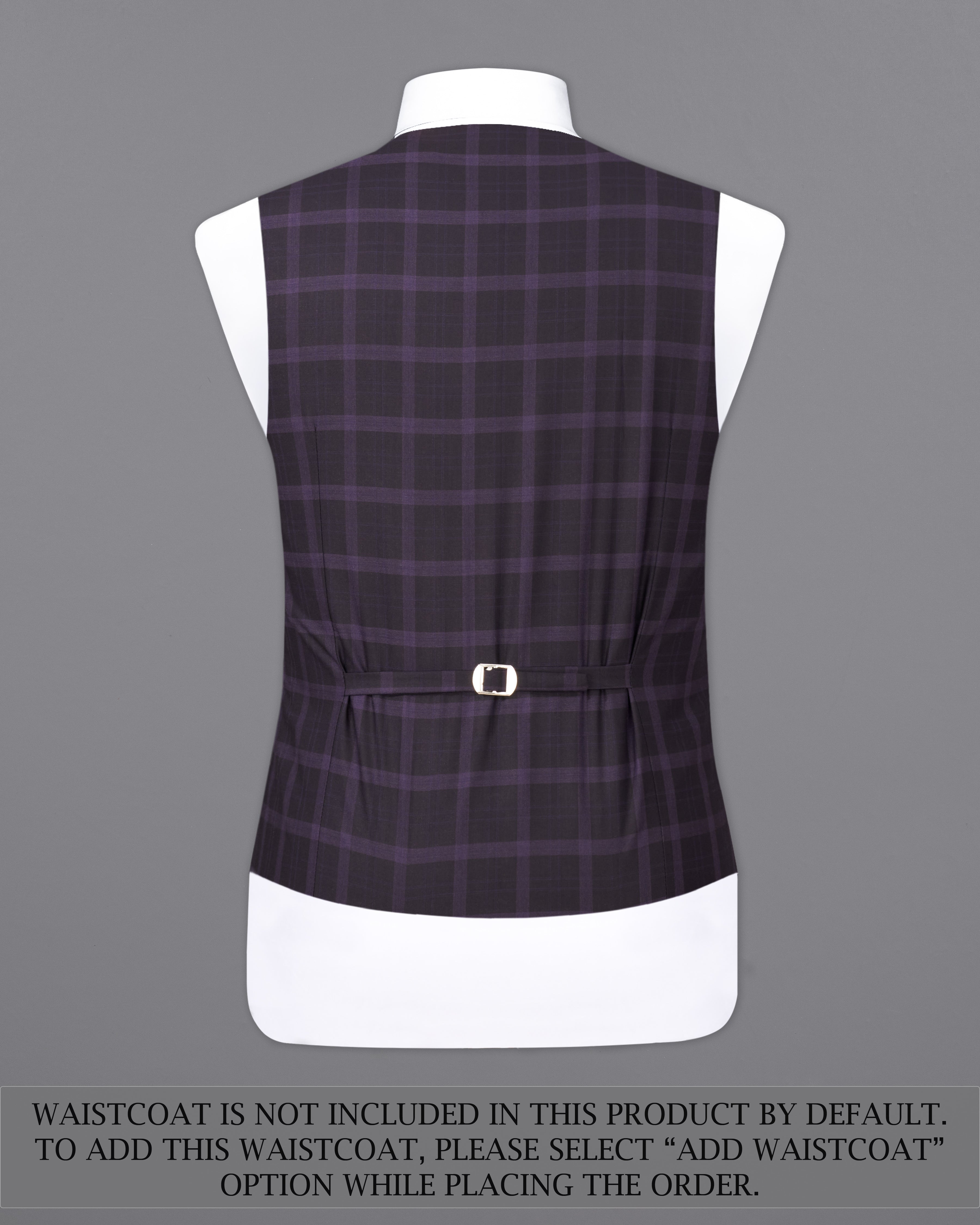 Melanzane Violet and Mortar Purple Plaid Double Breasted Suit ST2258-DB-36, ST2258-DB-38, ST2258-DB-40, ST2258-DB-42, ST2258-DB-44, ST2258-DB-46, ST2258-DB-48, ST2258-DB-50, ST2258-DB-52, ST2258-DB-54, ST2258-DB-56, ST2258-DB-58, ST2258-DB-60