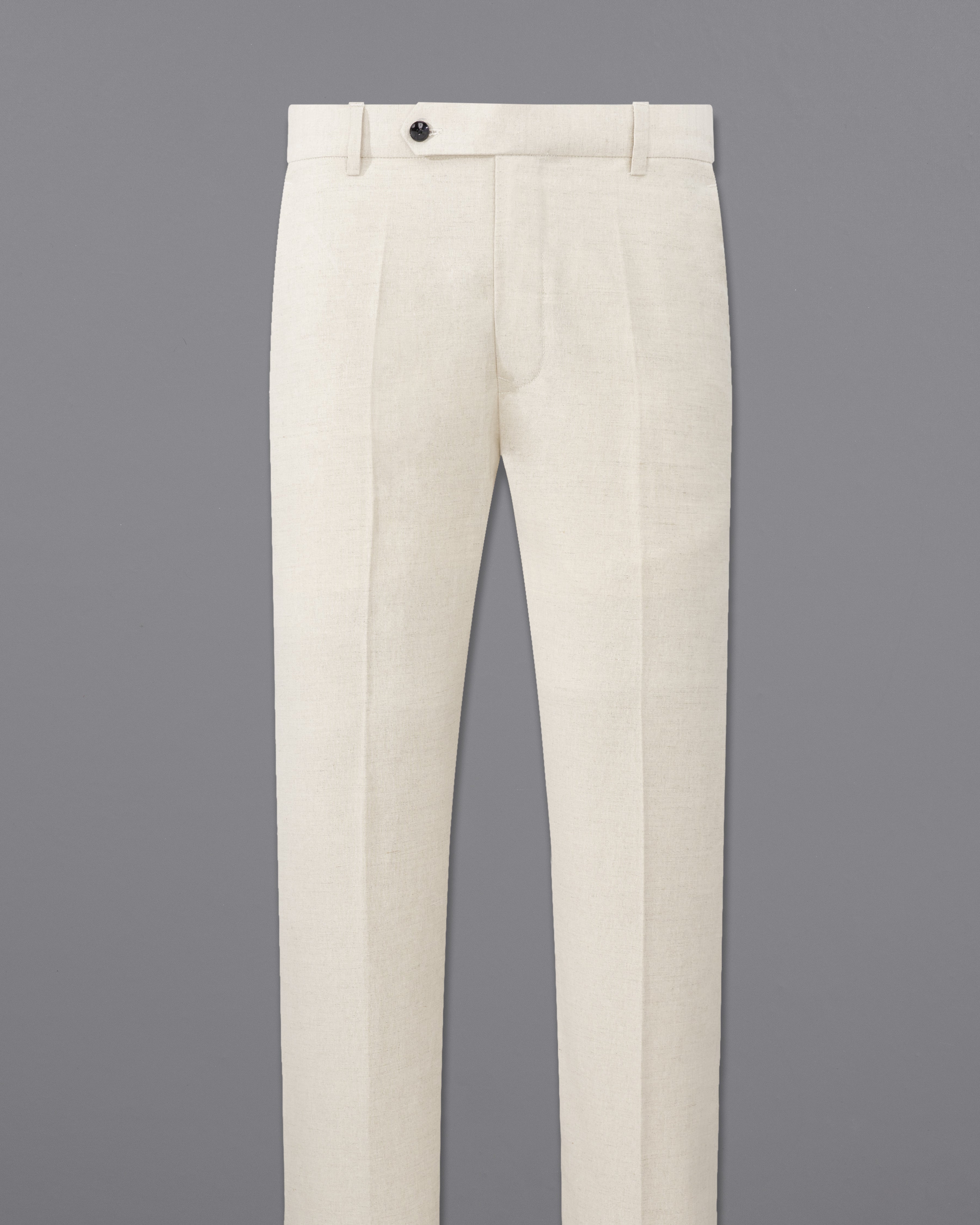 Coral Reef Cream Luxurious Linen Suit