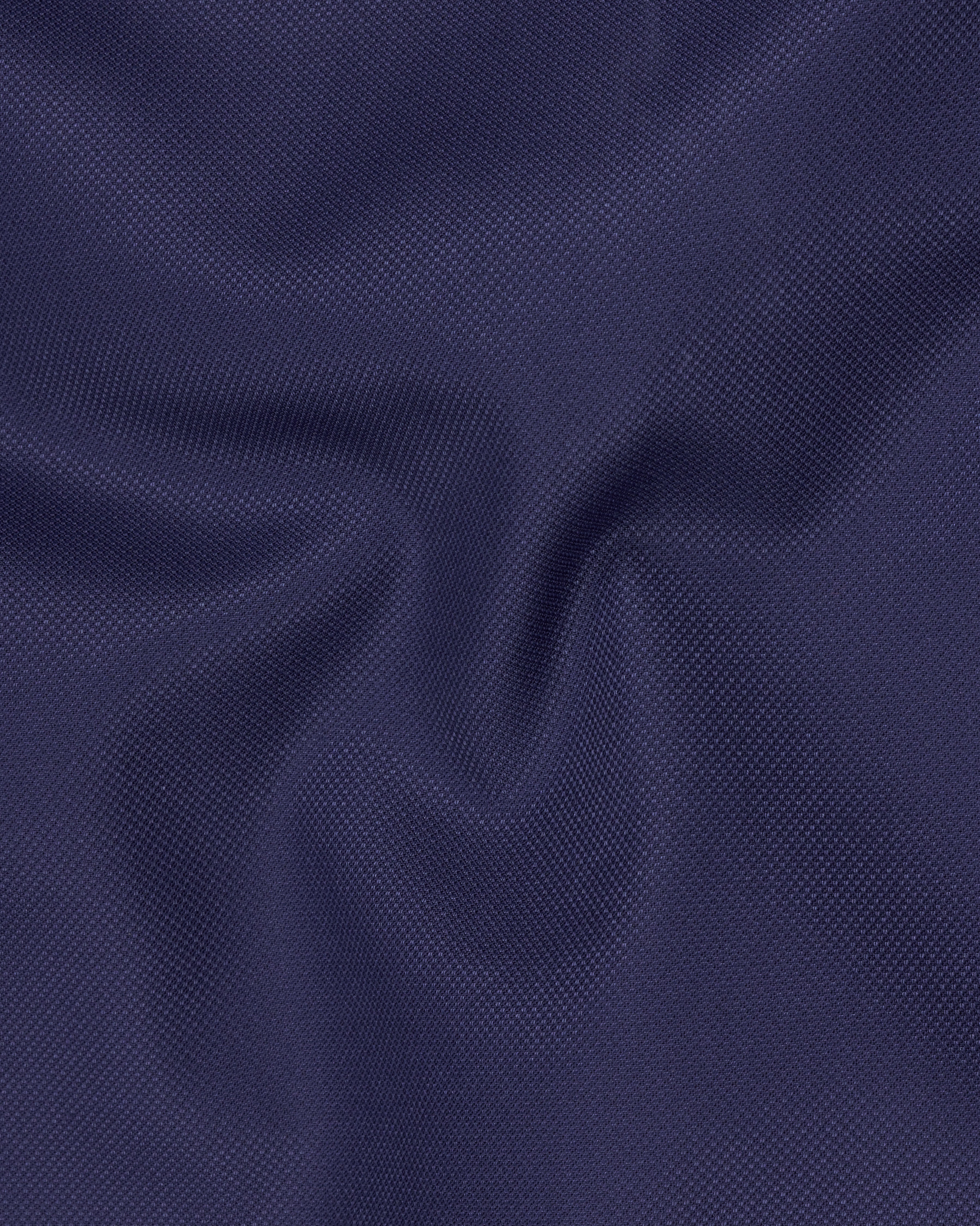 Ebony Clay Navy Blue Bandhgala Suit