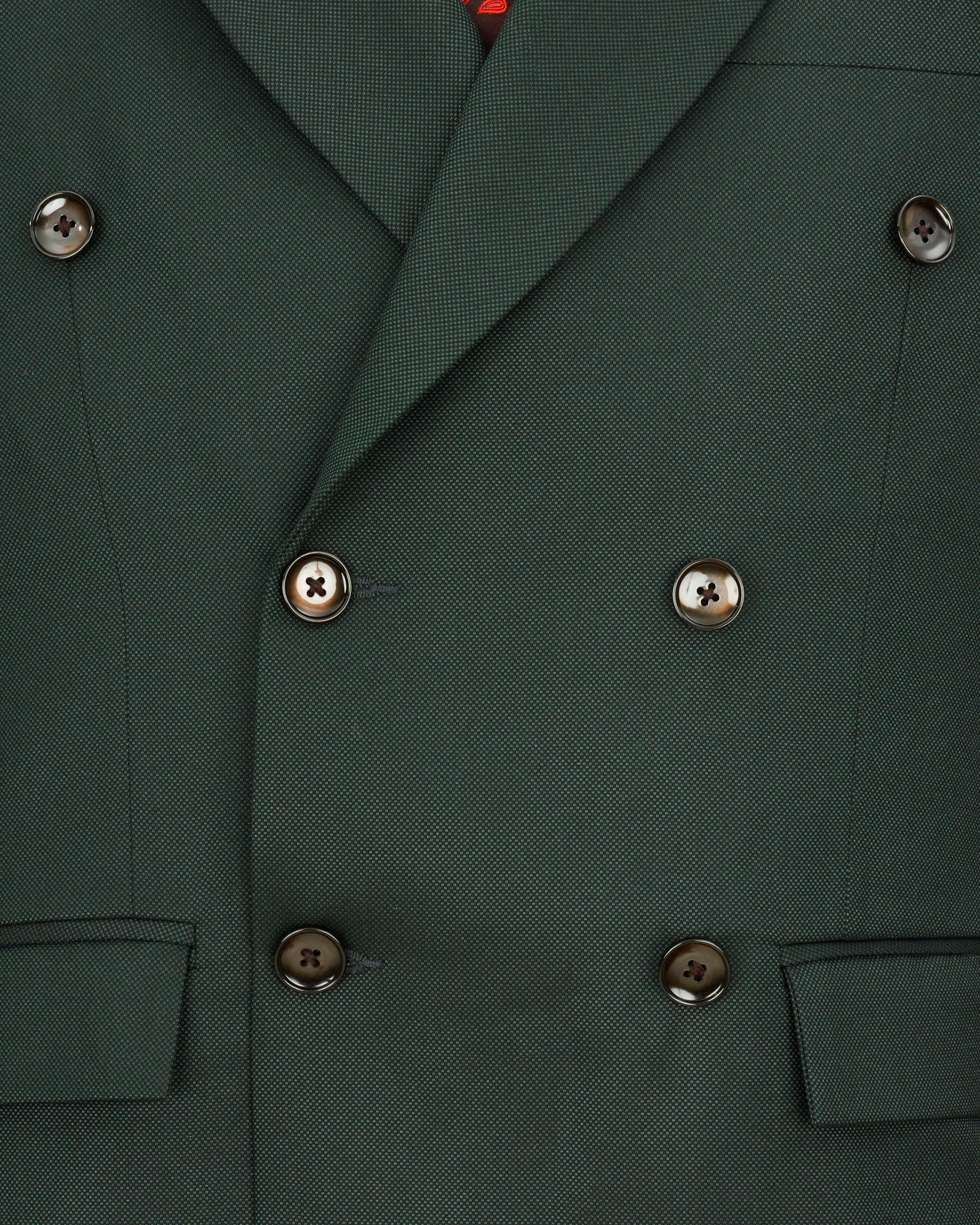 Heavy Metal Green Double Breasted Suit