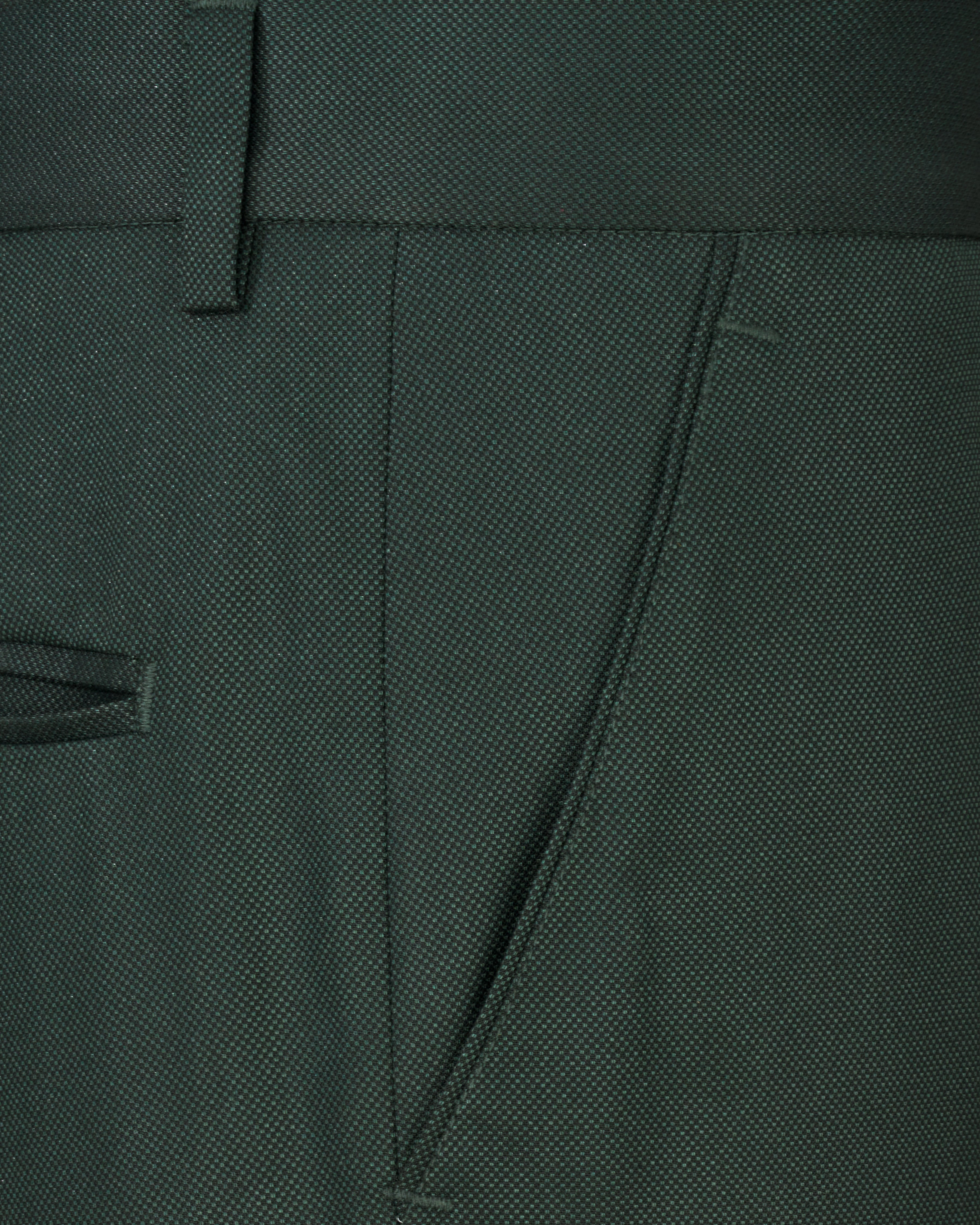 Heavy Metal Green Bandhgala Suit