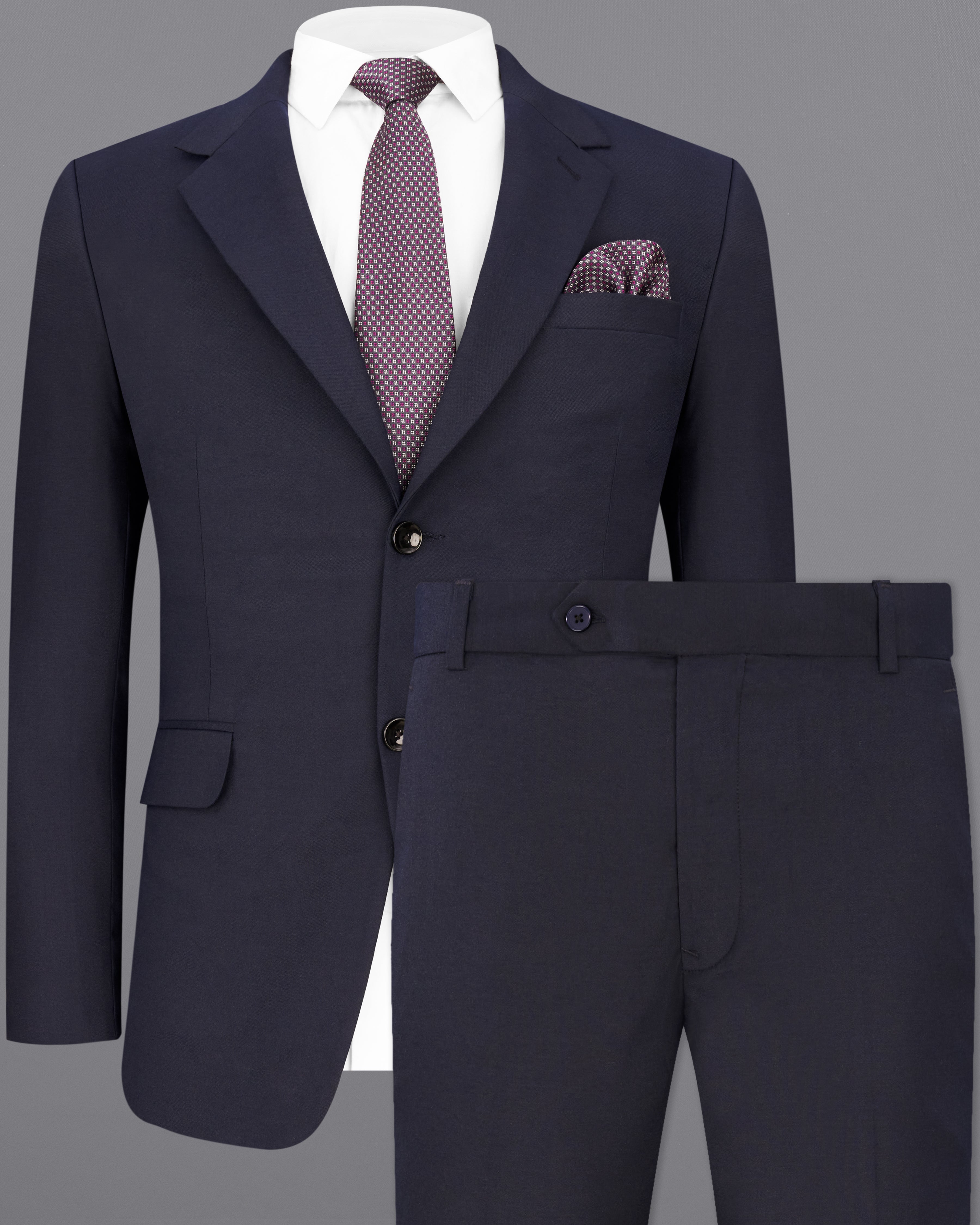 Baltic Sea Navy Blue Single Breasted Suit ST2293-SB-36, ST2293-SB-38, ST2293-SB-40, ST2293-SB-42, ST2293-SB-44, ST2293-SB-46, ST2293-SB-48, ST2293-SB-50, ST2293-SB-52, ST2293-SB-54, ST2293-SB-56, ST2293-SB-58, ST2293-SB-60