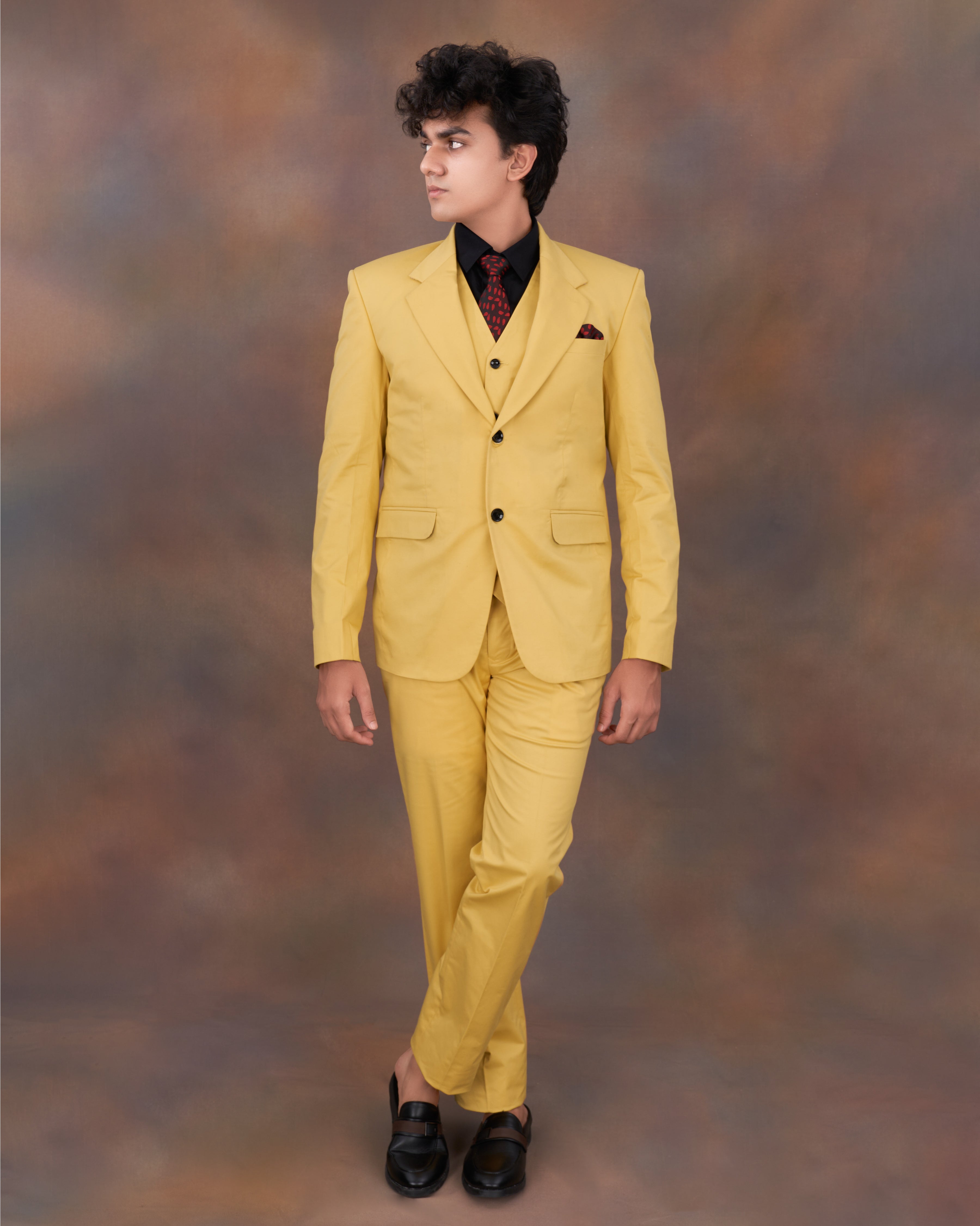 Equator Yellow Premium Cotton Suit ST2329-SB-36, ST2329-SB-38, ST2329-SB-40, ST2329-SB-42, ST2329-SB-44, ST2329-SB-46, ST2329-SB-48, ST2329-SB-50, ST2329-SB-52, ST2329-SB-54, ST2329-SB-56, ST2329-SB-58, ST2329-SB-60