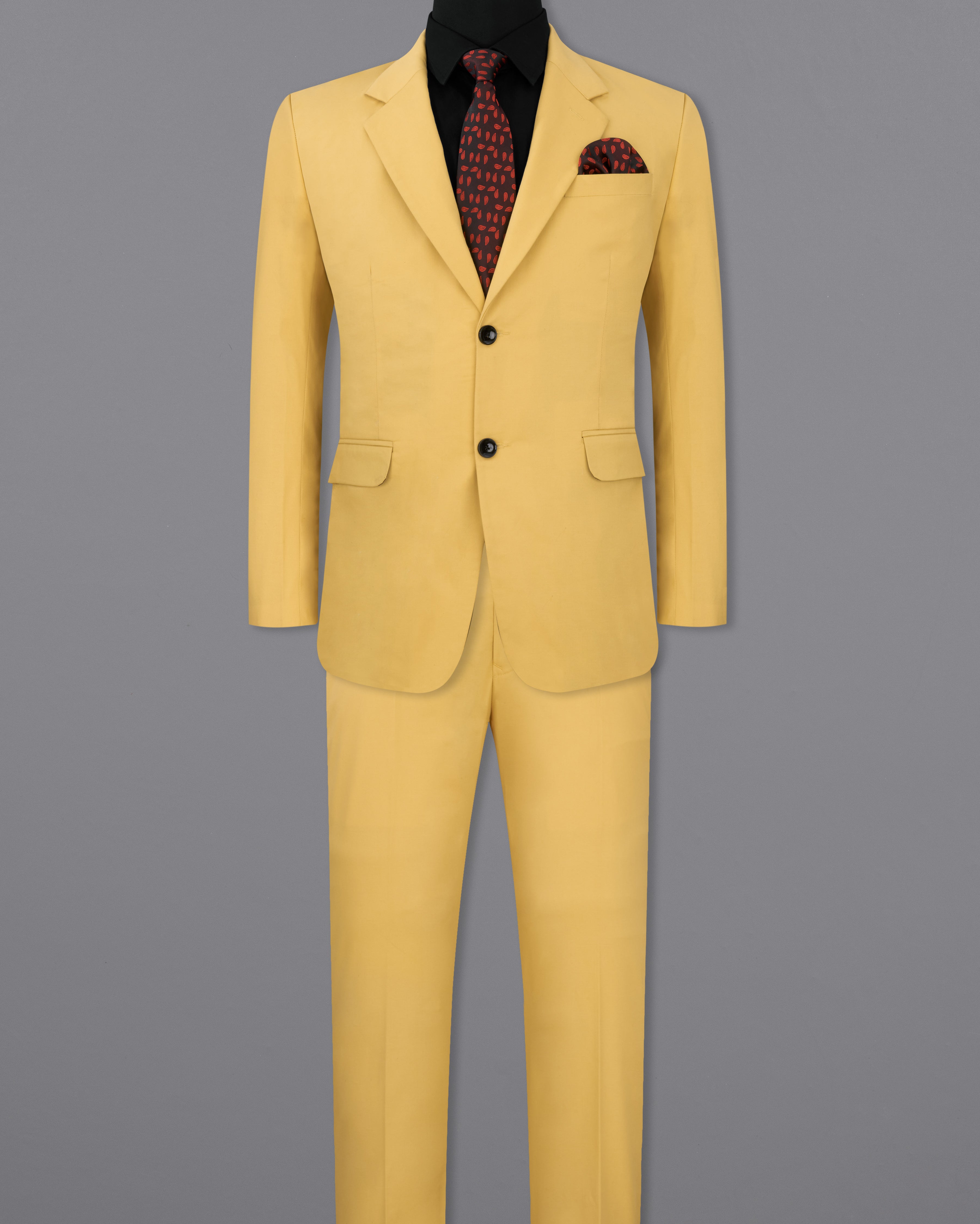 Equator Yellow Premium Cotton Suit ST2329-SB-36, ST2329-SB-38, ST2329-SB-40, ST2329-SB-42, ST2329-SB-44, ST2329-SB-46, ST2329-SB-48, ST2329-SB-50, ST2329-SB-52, ST2329-SB-54, ST2329-SB-56, ST2329-SB-58, ST2329-SB-60