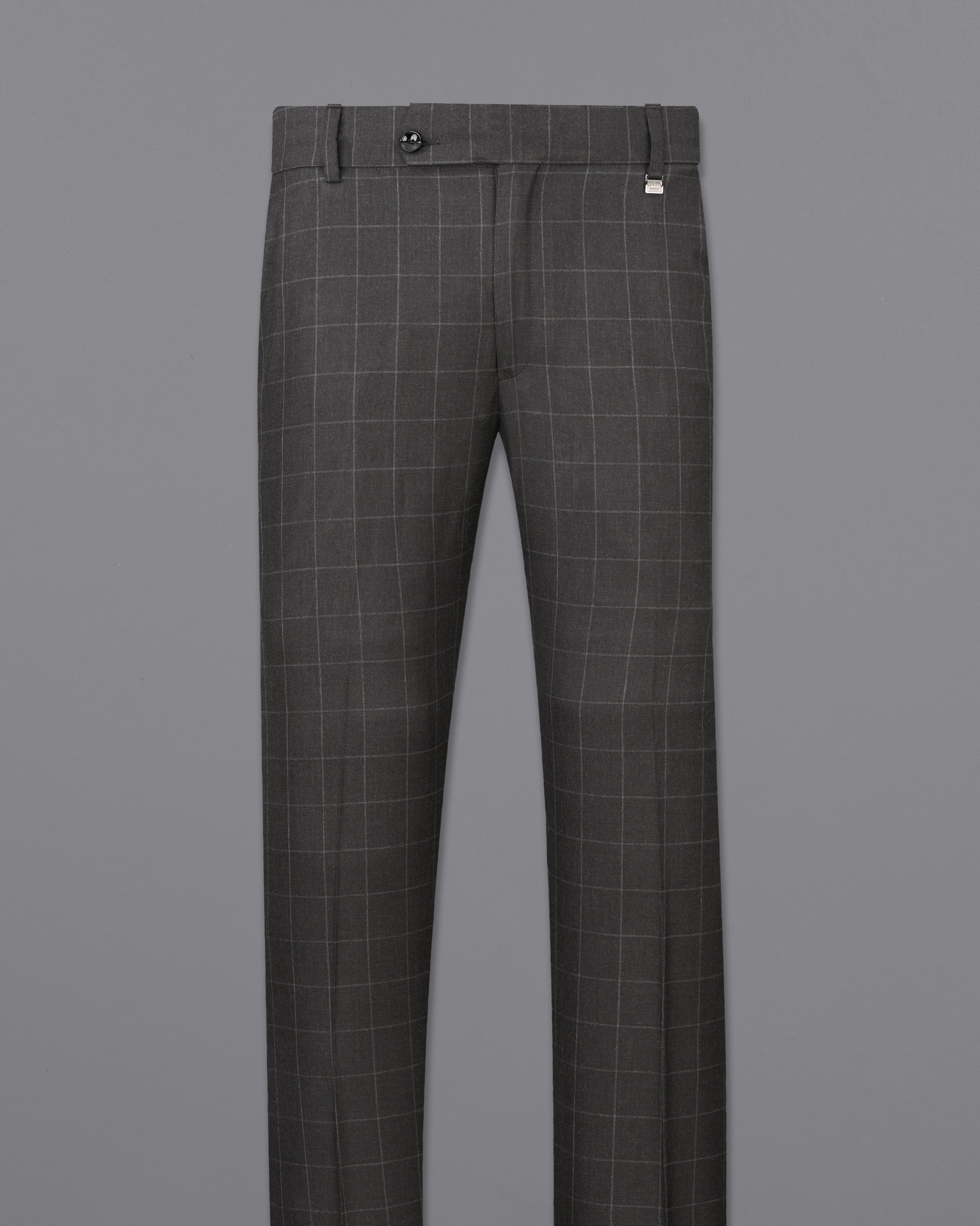 Charcoal Gray Windowpane Single Breasted Suit ST2473-SB-36, ST2473-SB-38, ST2473-SB-40, ST2473-SB-42, ST2473-SB-44, ST2473-SB-46, ST2473-SB-48, ST2473-SB-50, ST2473-SB-52, ST2473-SB-54, ST2473-SB-56, ST2473-SB-58, ST2473-SB-60