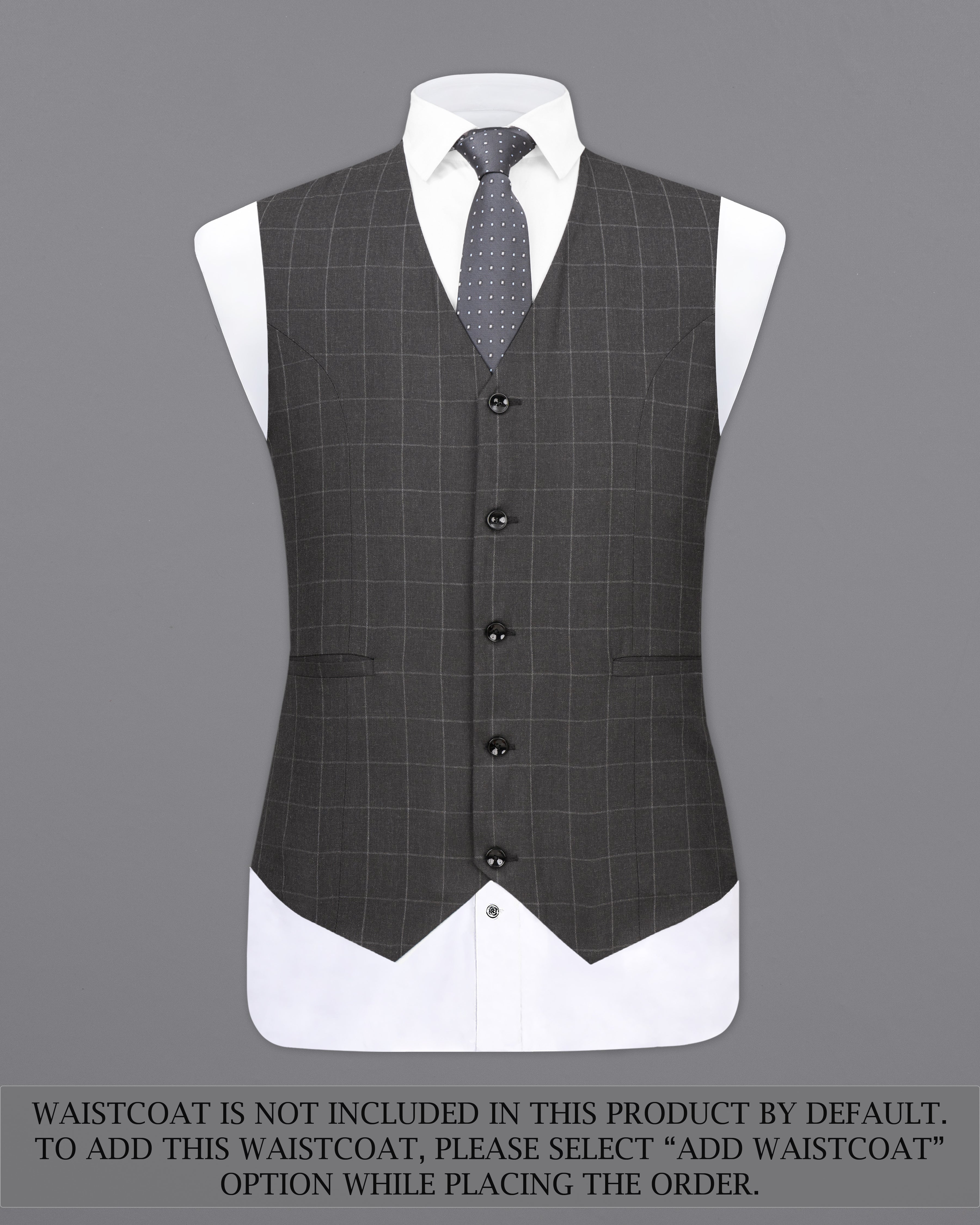 Charcoal Gray Windowpane Single Breasted Suit ST2473-SB-36, ST2473-SB-38, ST2473-SB-40, ST2473-SB-42, ST2473-SB-44, ST2473-SB-46, ST2473-SB-48, ST2473-SB-50, ST2473-SB-52, ST2473-SB-54, ST2473-SB-56, ST2473-SB-58, ST2473-SB-60