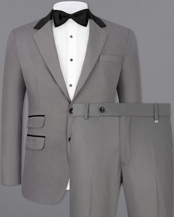 Granite Gray Single Breasted Designer Suit ST2536-SB-D160-36, ST2536-SB-D160-38, ST2536-SB-D160-40, ST2536-SB-D160-42, ST2536-SB-D160-44, ST2536-SB-D160-46, ST2536-SB-D160-48, ST2536-SB-D160-50, ST2536-SB-D160-53, ST2536-SB-D160-54, ST2536-SB-D160-56, ST2536-SB-D160-58, ST2536-SB-D160-60