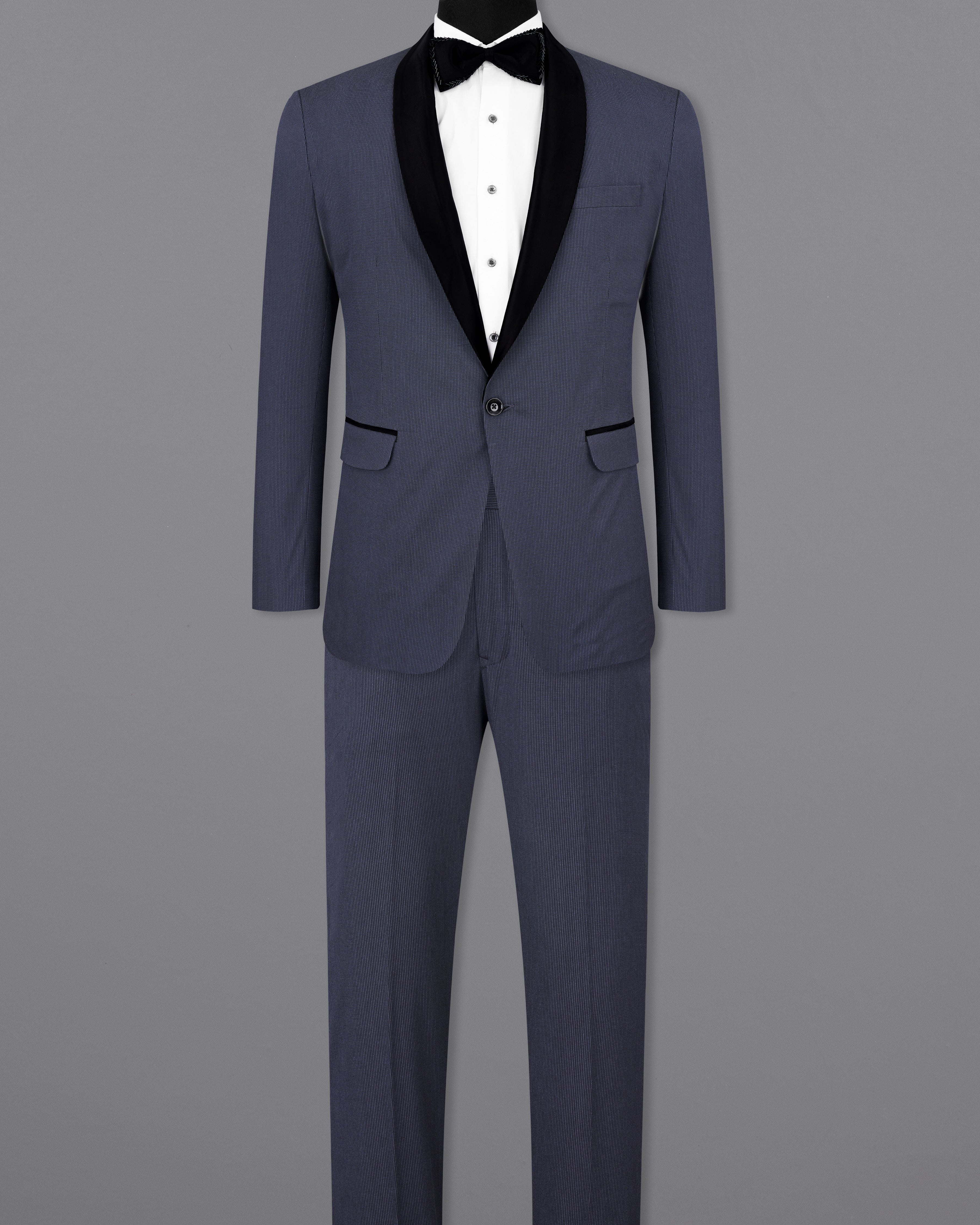 Iridium Blue Premium Cotton Tuxedo Suit ST2540-BKL-D165-36, ST2540-BKL-D165-38, ST2540-BKL-D165-40, ST2540-BKL-D165-42, ST2540-BKL-D165-44, ST2540-BKL-D165-46, ST2540-BKL-D165-48, ST2540-BKL-D165-50, ST2540-BKL-D165-54, ST2540-BKL-D165-54, ST2540-BKL-D165-56, ST2540-BKL-D165-58, ST2540-BKL-D165-60