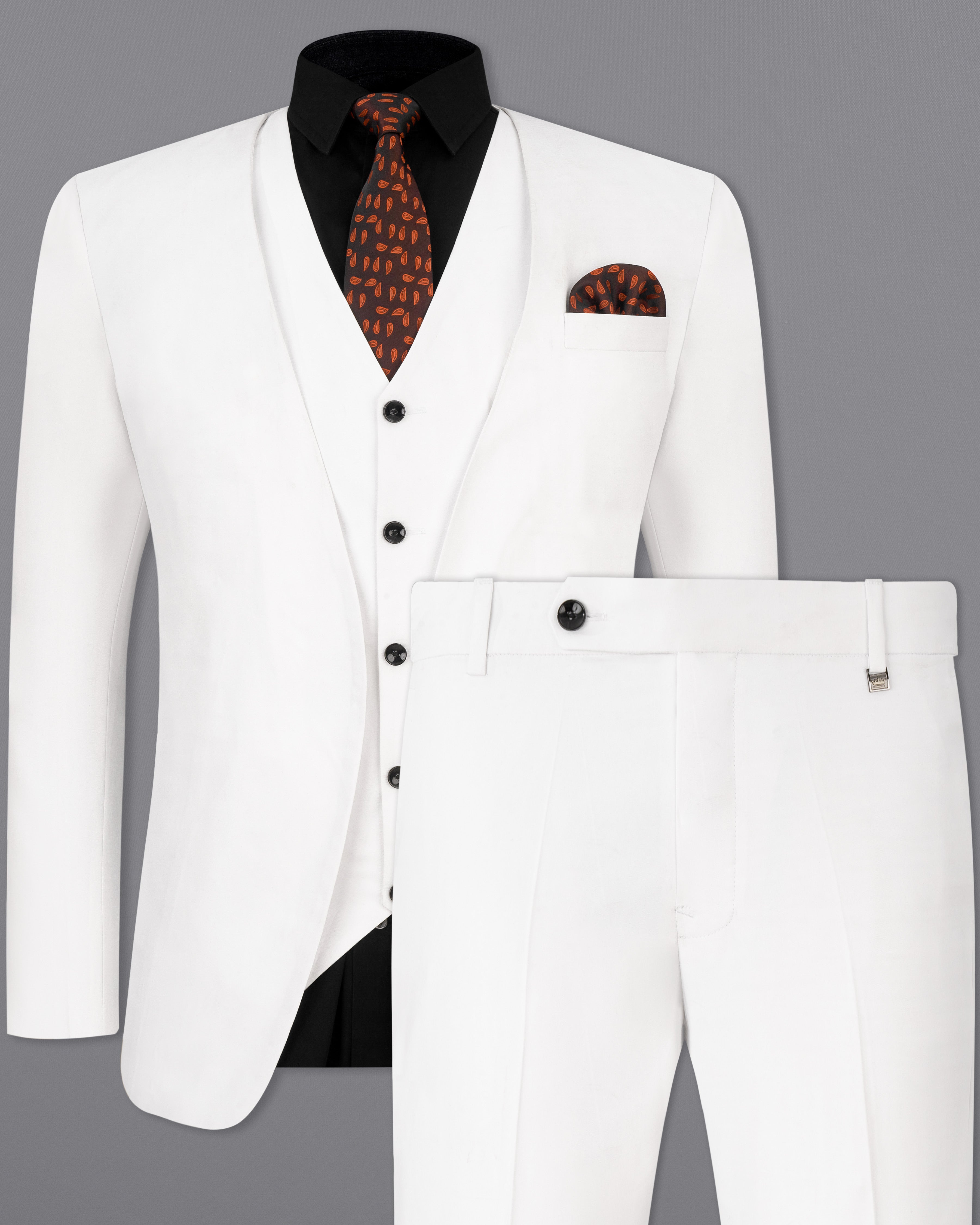 Bright White Designer Suit ST2545-D252-36, ST2545-D252-38, ST2545-D252-40, ST2545-D252-42, ST2545-D252-44, ST2545-D252-46, ST2545-D252-48, ST2545-D252-50, ST2545-D252-54, ST2545-D252-54, ST2545-D252-56, ST2545-D252-58, ST2545-D252-60