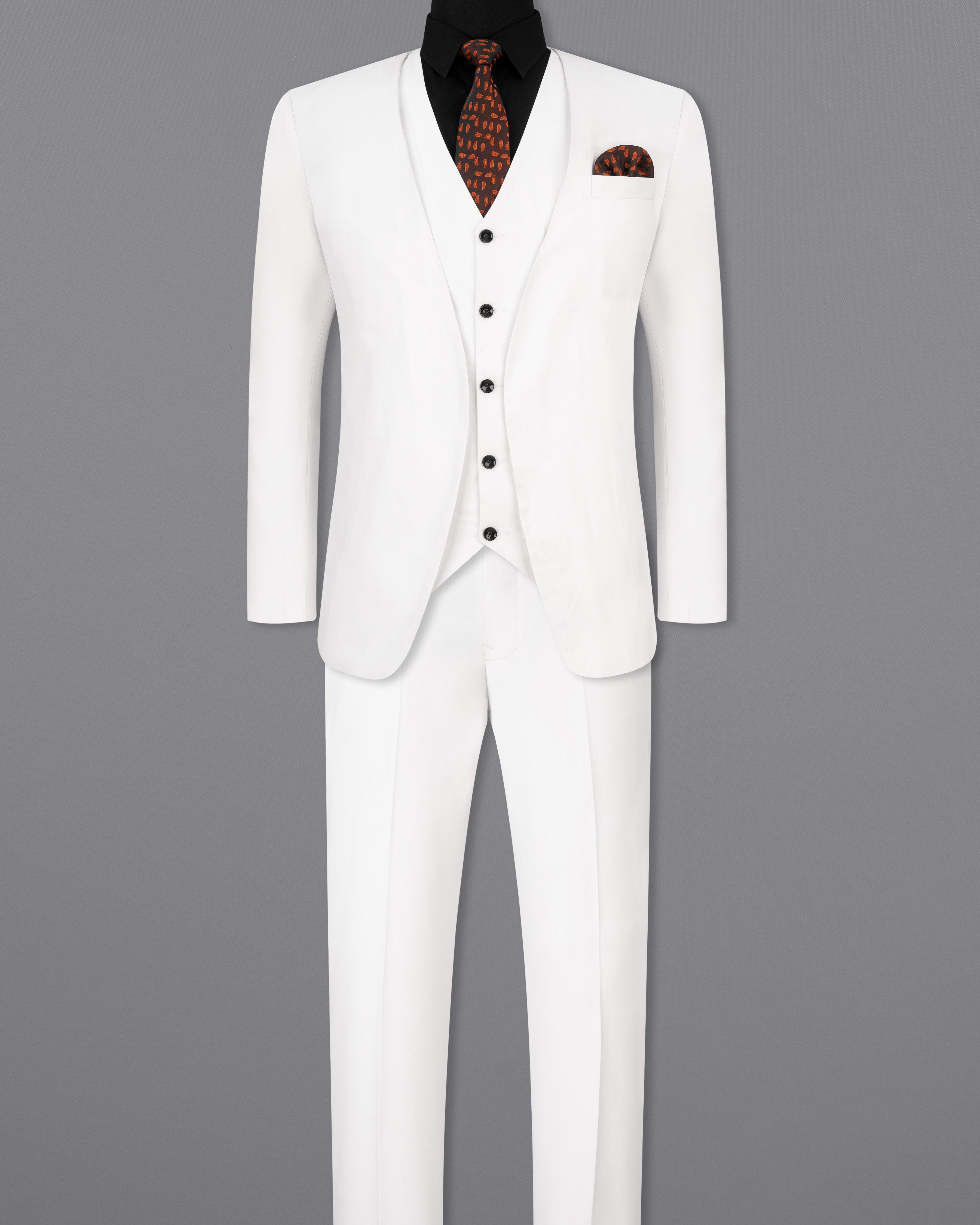 Bright White Designer Suit ST2545-D252-36, ST2545-D252-38, ST2545-D252-40, ST2545-D252-42, ST2545-D252-44, ST2545-D252-46, ST2545-D252-48, ST2545-D252-50, ST2545-D252-54, ST2545-D252-54, ST2545-D252-56, ST2545-D252-58, ST2545-D252-60