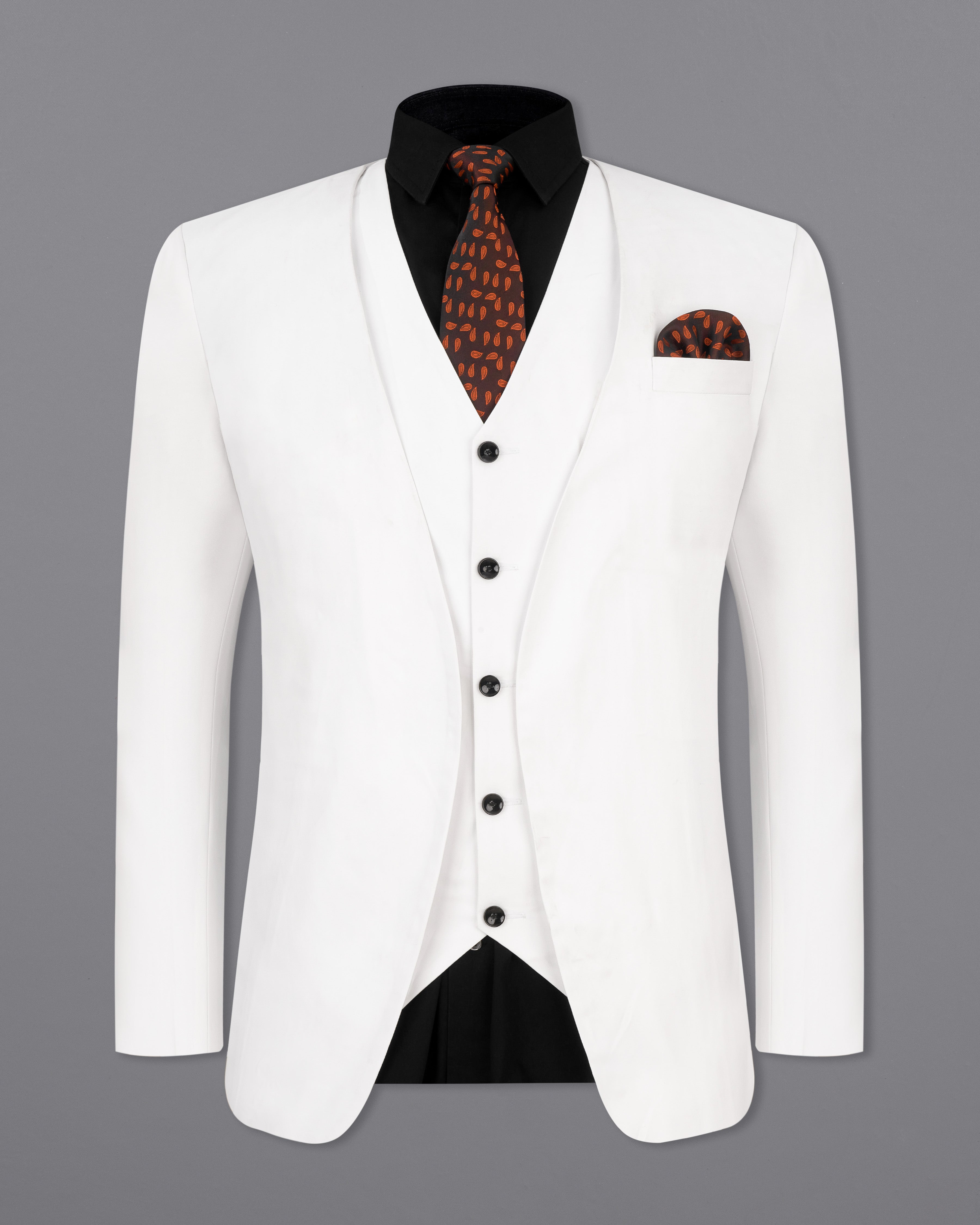 Bright White Designer Suit ST2545-D252-36, ST2545-D252-38, ST2545-D252-40, ST2545-D252-42, ST2545-D252-44, ST2545-D252-46, ST2545-D252-48, ST2545-D252-50, ST2545-D252-54, ST2545-D252-54, ST2545-D252-56, ST2545-D252-58, ST2545-D252-60