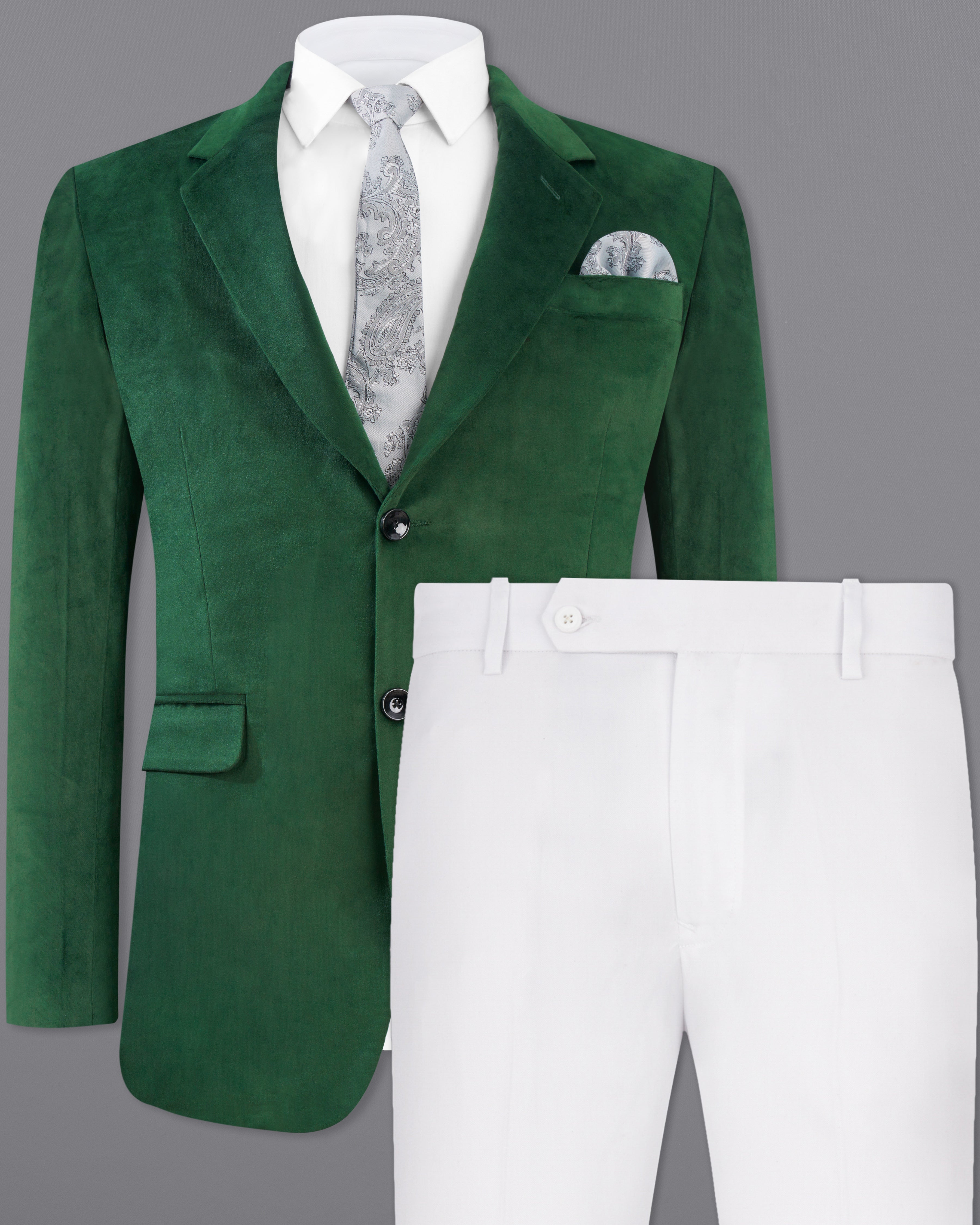 Phthalo Green Single Breasted Velvet Suit ST2582-SB-36,ST2582-SB-38,ST2582-SB-40,ST2582-SB-42,ST2582-SB-44,ST2582-SB-46,ST2582-SB-48,ST2582-SB-50,,ST2582-SB-52,ST2582-SB-54,ST2582-SB-56,ST2582-SB-58,ST2582-SB-60