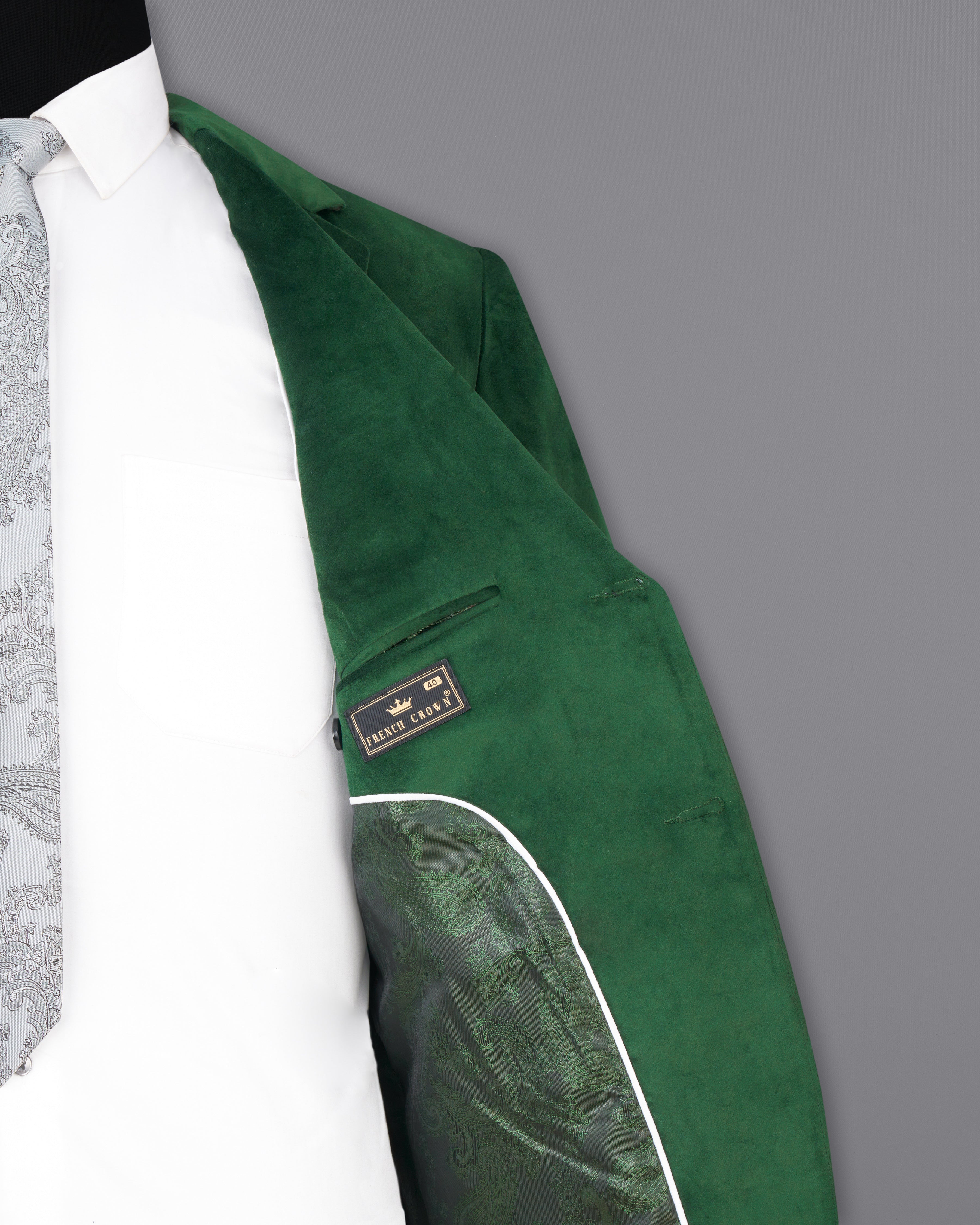 Phthalo Green Single Breasted Velvet Suit ST2582-SB-36,ST2582-SB-38,ST2582-SB-40,ST2582-SB-42,ST2582-SB-44,ST2582-SB-46,ST2582-SB-48,ST2582-SB-50,,ST2582-SB-52,ST2582-SB-54,ST2582-SB-56,ST2582-SB-58,ST2582-SB-60