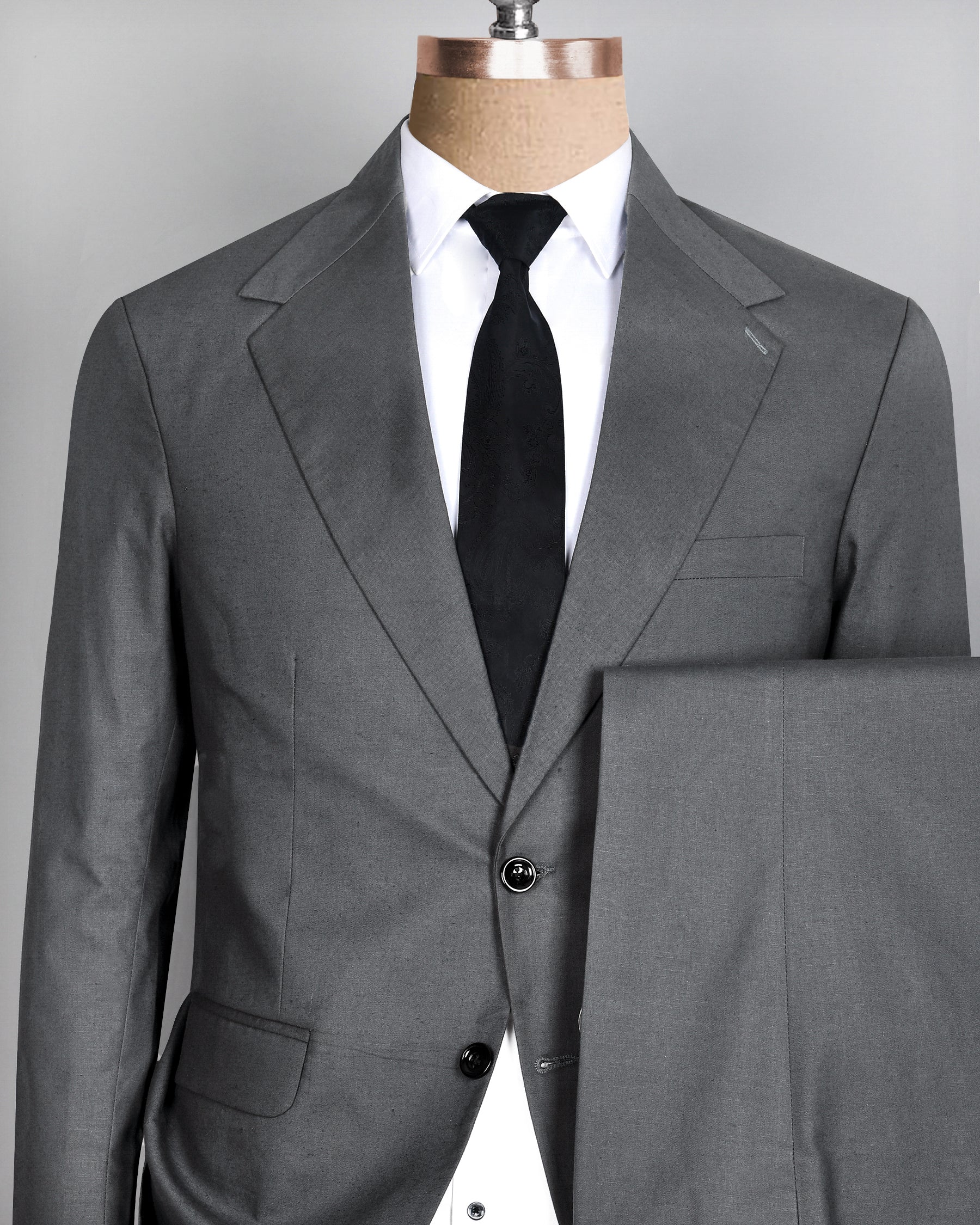 Anchor Grey Linen Havana Performance Suit