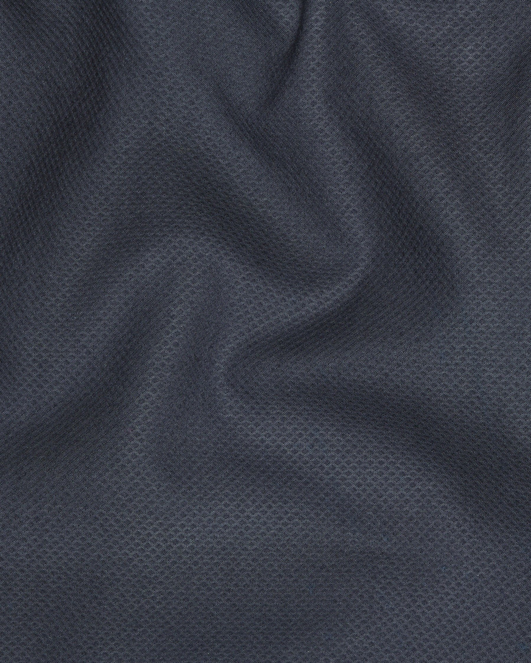 Anchor Grey Textured Cotton Suit