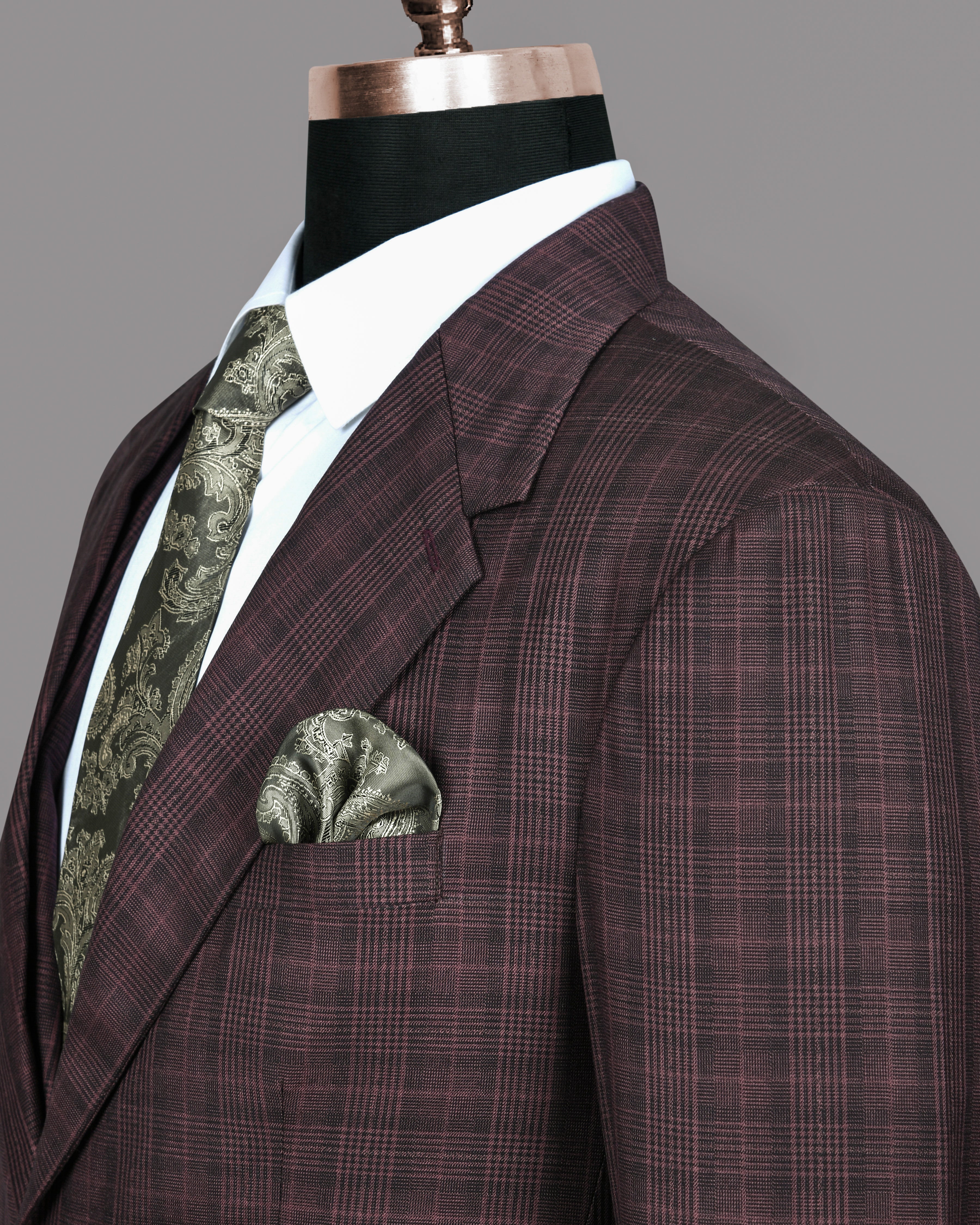 Rosewood Plaid Suit