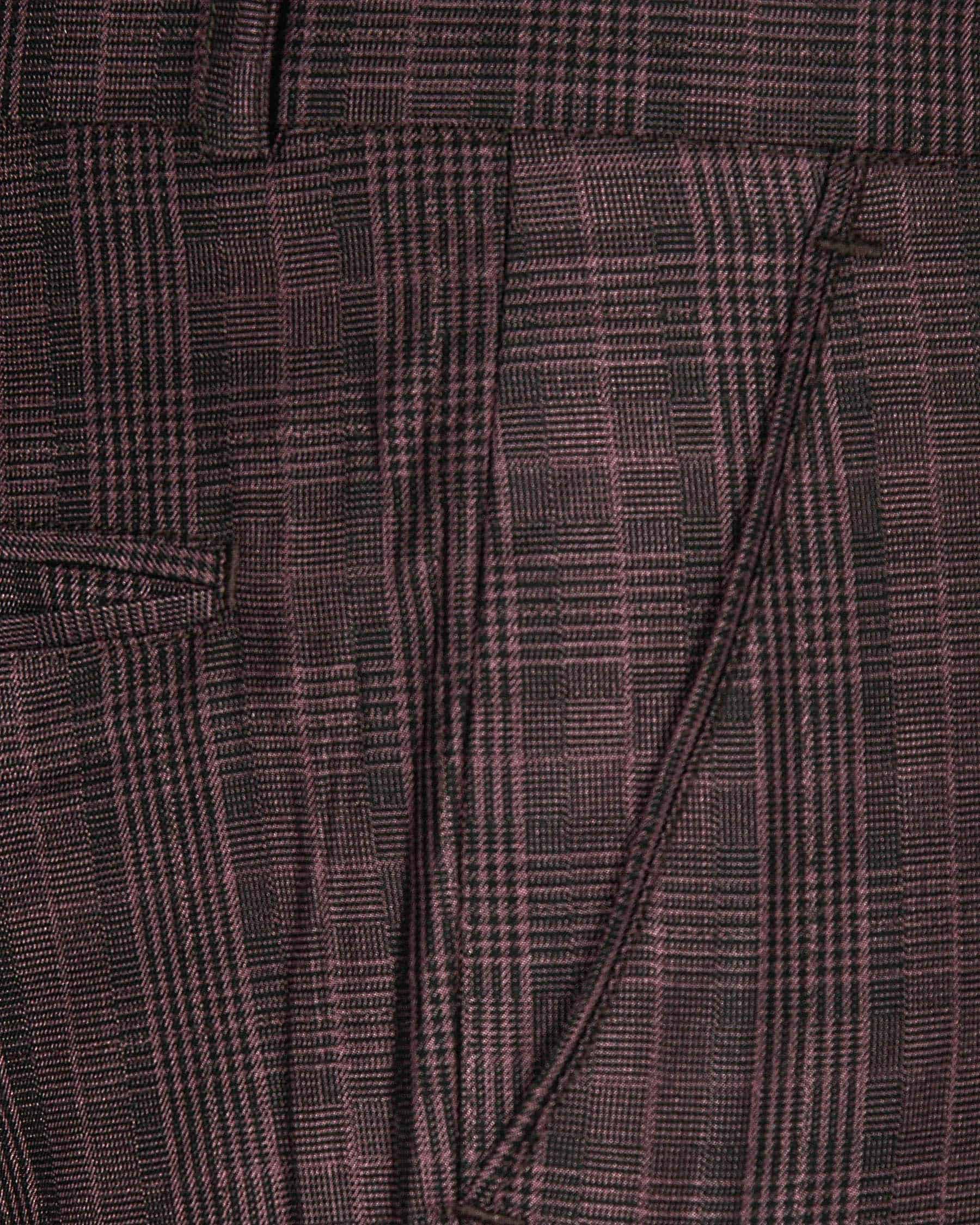 Rosewood Plaid Double Breasted Suit