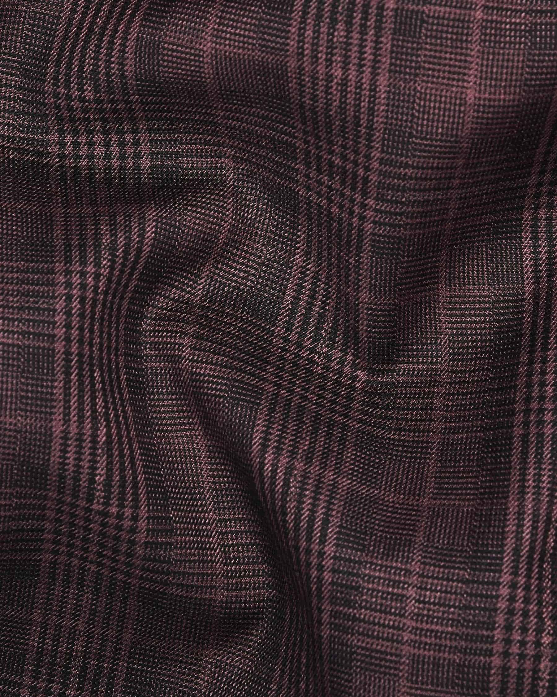 Rosewood Plaid Double Breasted Suit