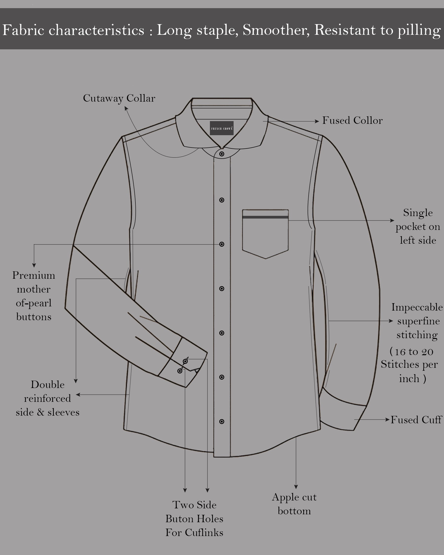 Beige Printed Premium Cotton Shirt