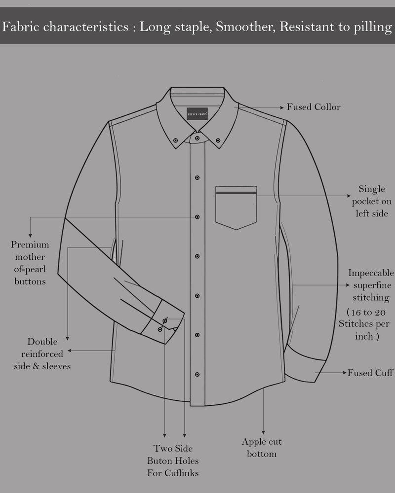 Crail Twill Plaid Premium Cotton Shirt
