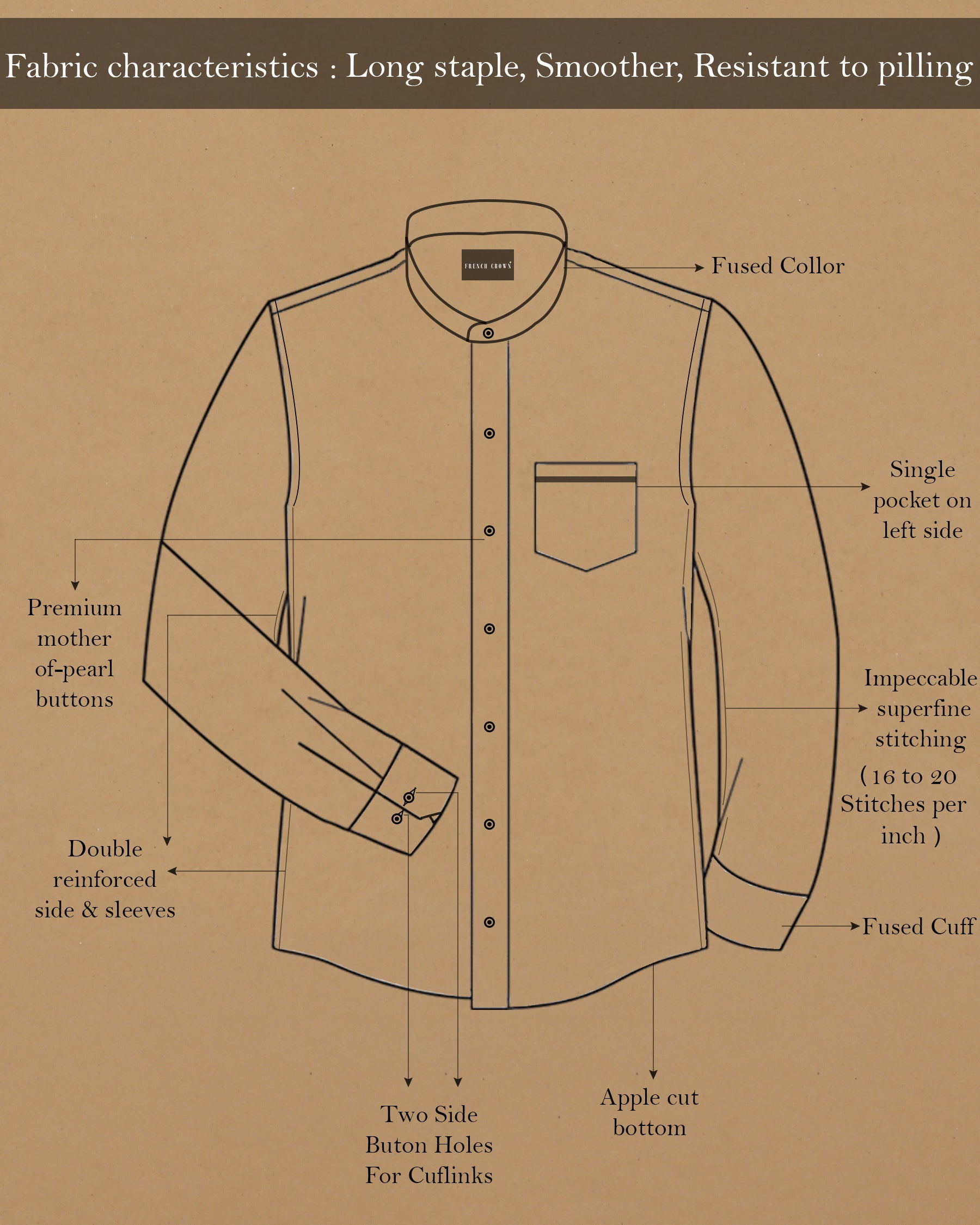 Rust Luxurious Linen Shirt