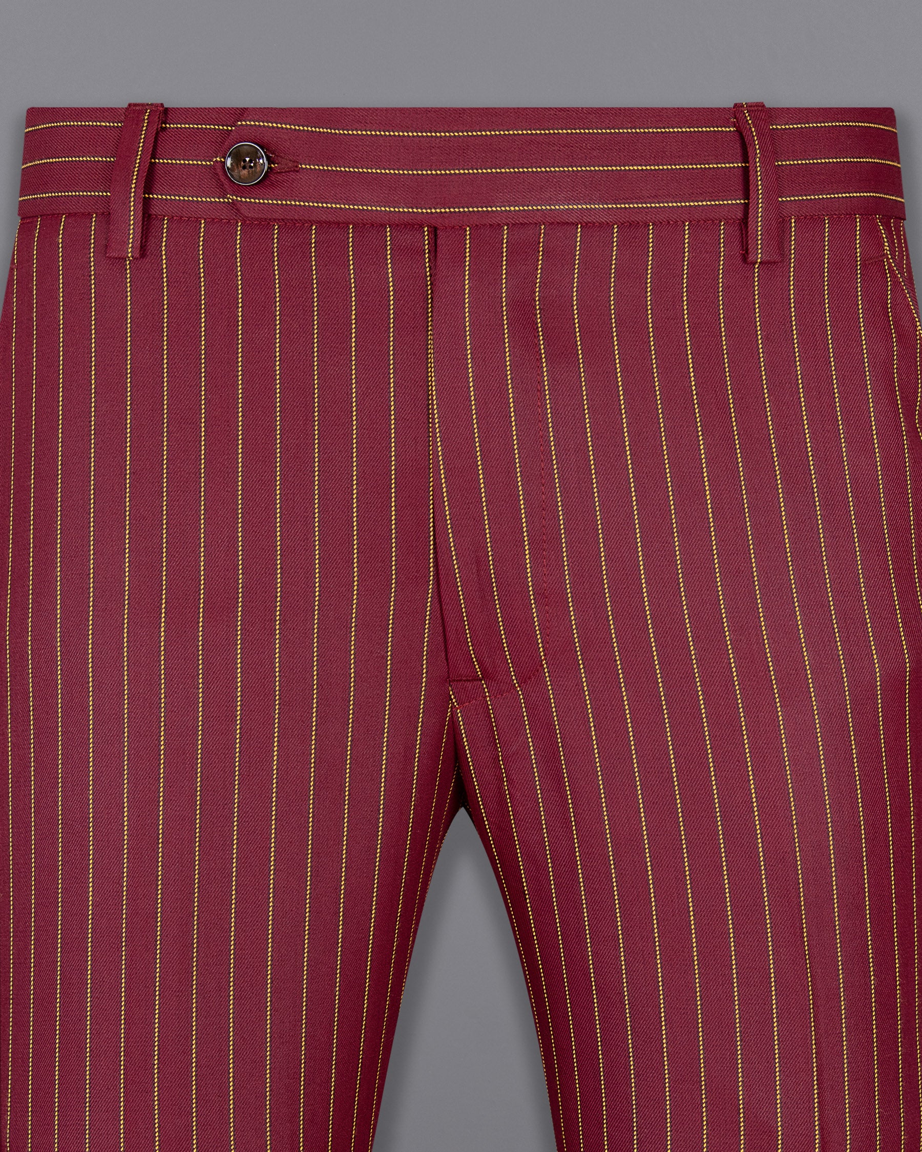 Tosca Red with Cream Can Yellow Striped Woolrich Pant T1290-28, T1290-30, T1290-32, T1290-36, T1290-34, T1290-38, T1290-40, T1290-42, T1290-44