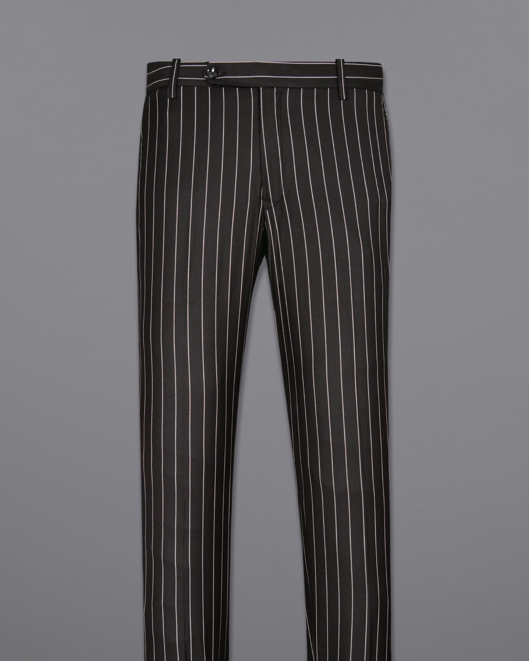 Charcoal Gray with white Striped Woolrich Pant