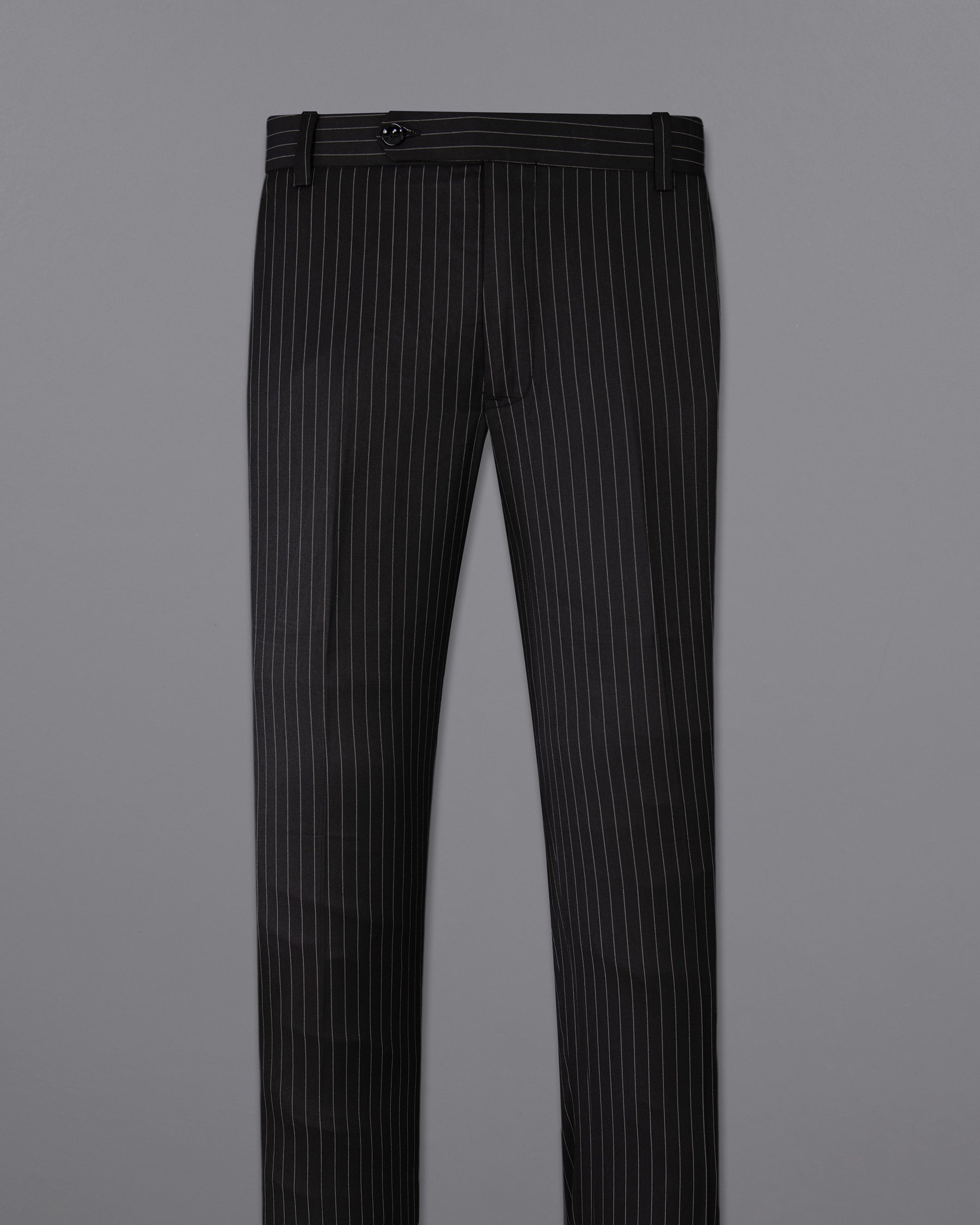 Piano Black Striped Woolrich Pant