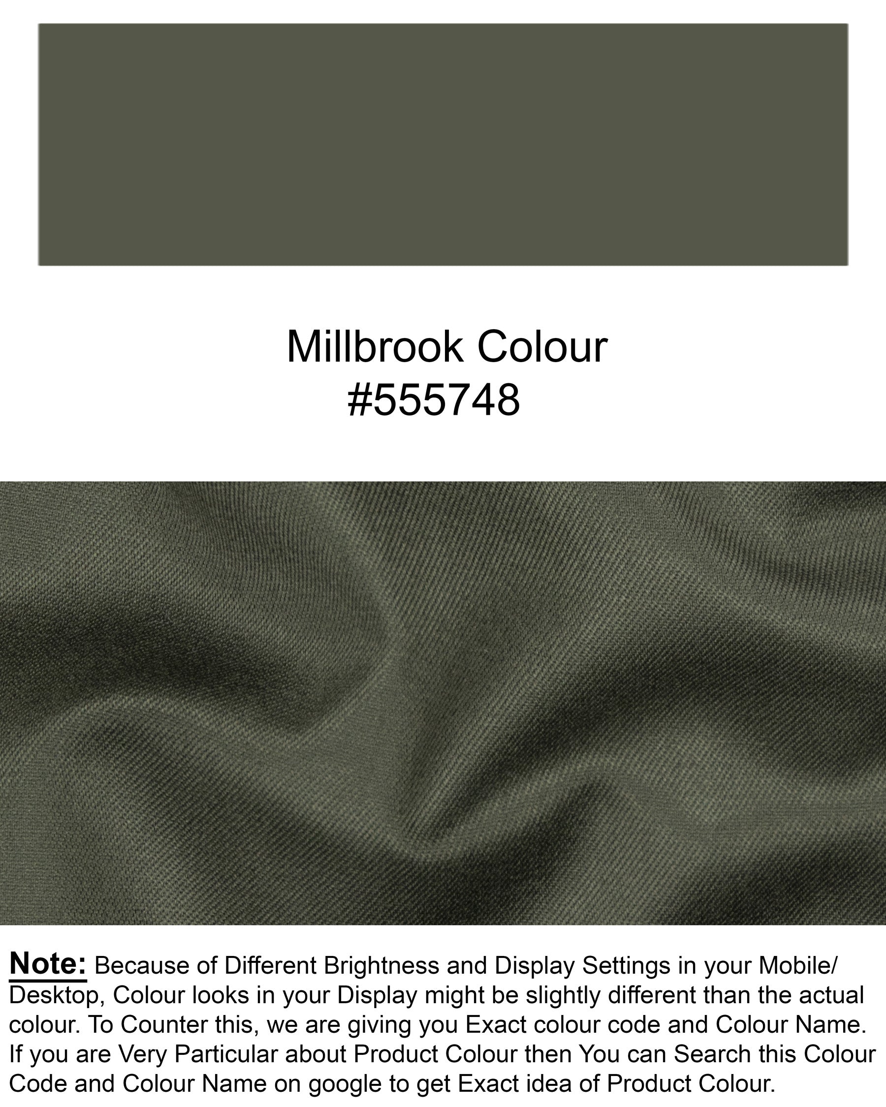 Millbrook Green Premium Cotton Pant