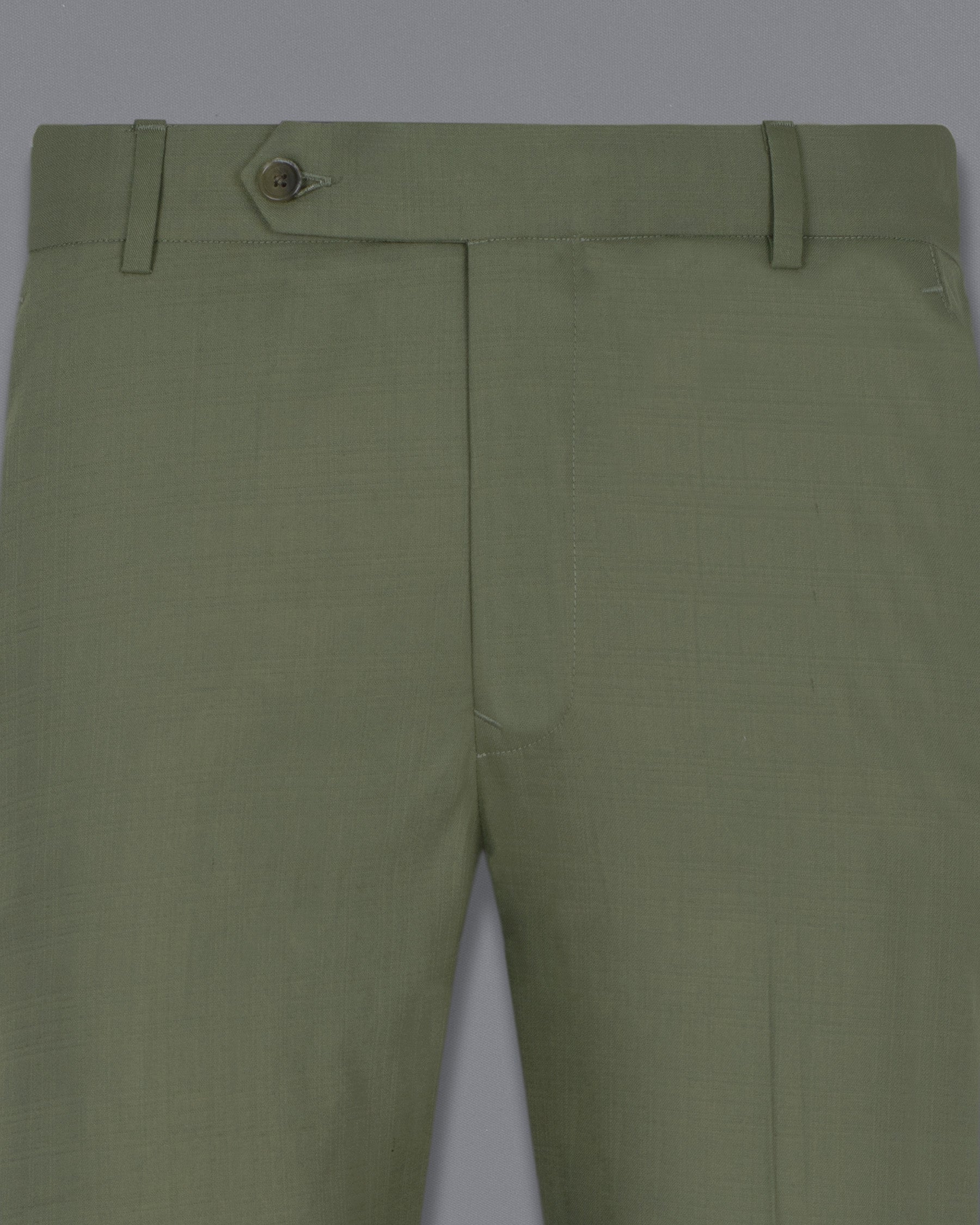 Finch Green Wool Rich Pant