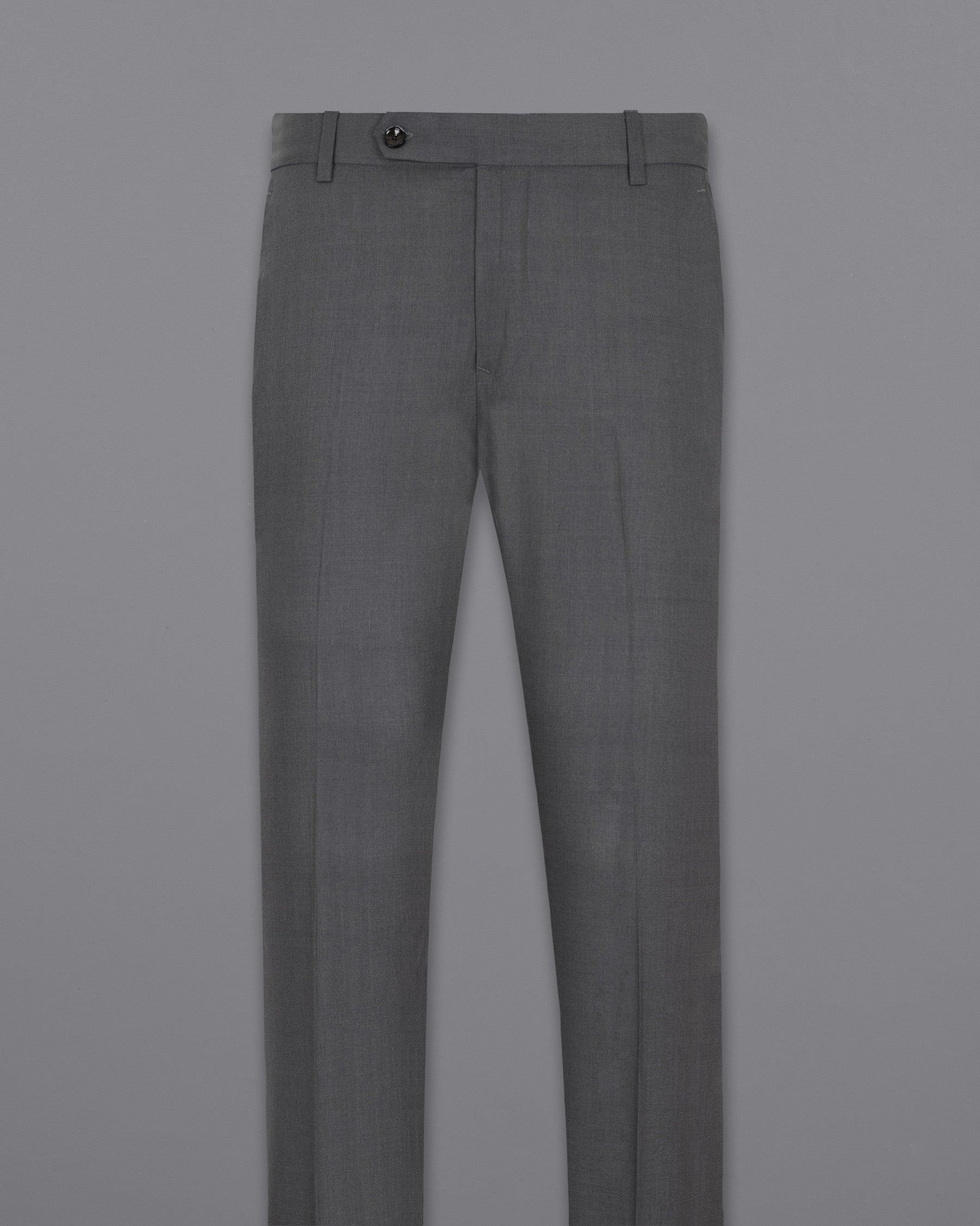 Gravel Gray Wool Rich Pant