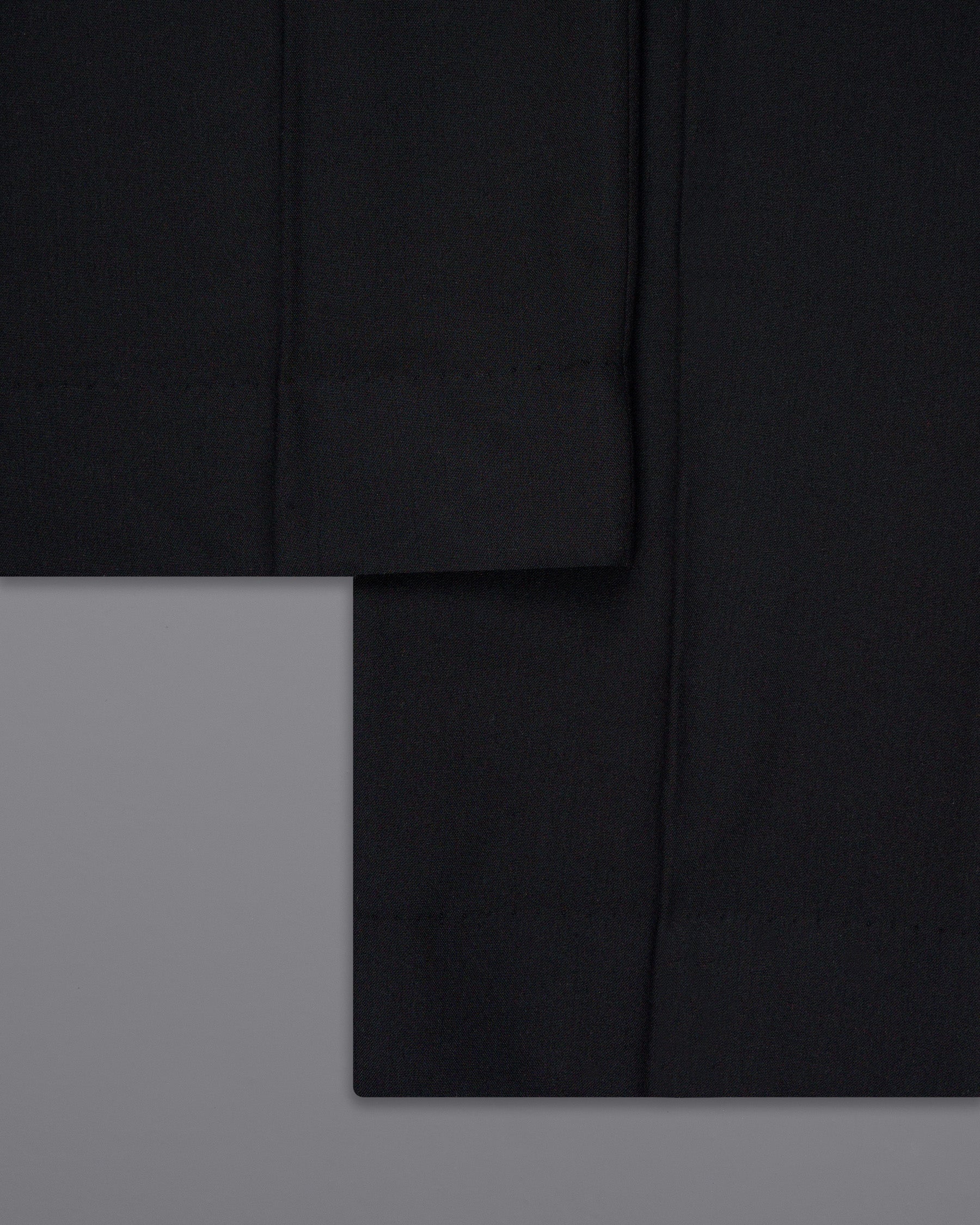 Mardi Gras Black Wool Rich Pant T1444-28, T1444-30, T1444-32, T1444-34, T1444-36, T1444-38, T1444-40, T1444-42, T1444-44