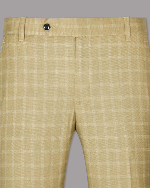 Pavlova Cream Windowpane Formal Pant T1011-36, T1011-28, T1011-30, T1011-32, T1011-38, T1011-40, T1011-42, T1011-44, T1011-34